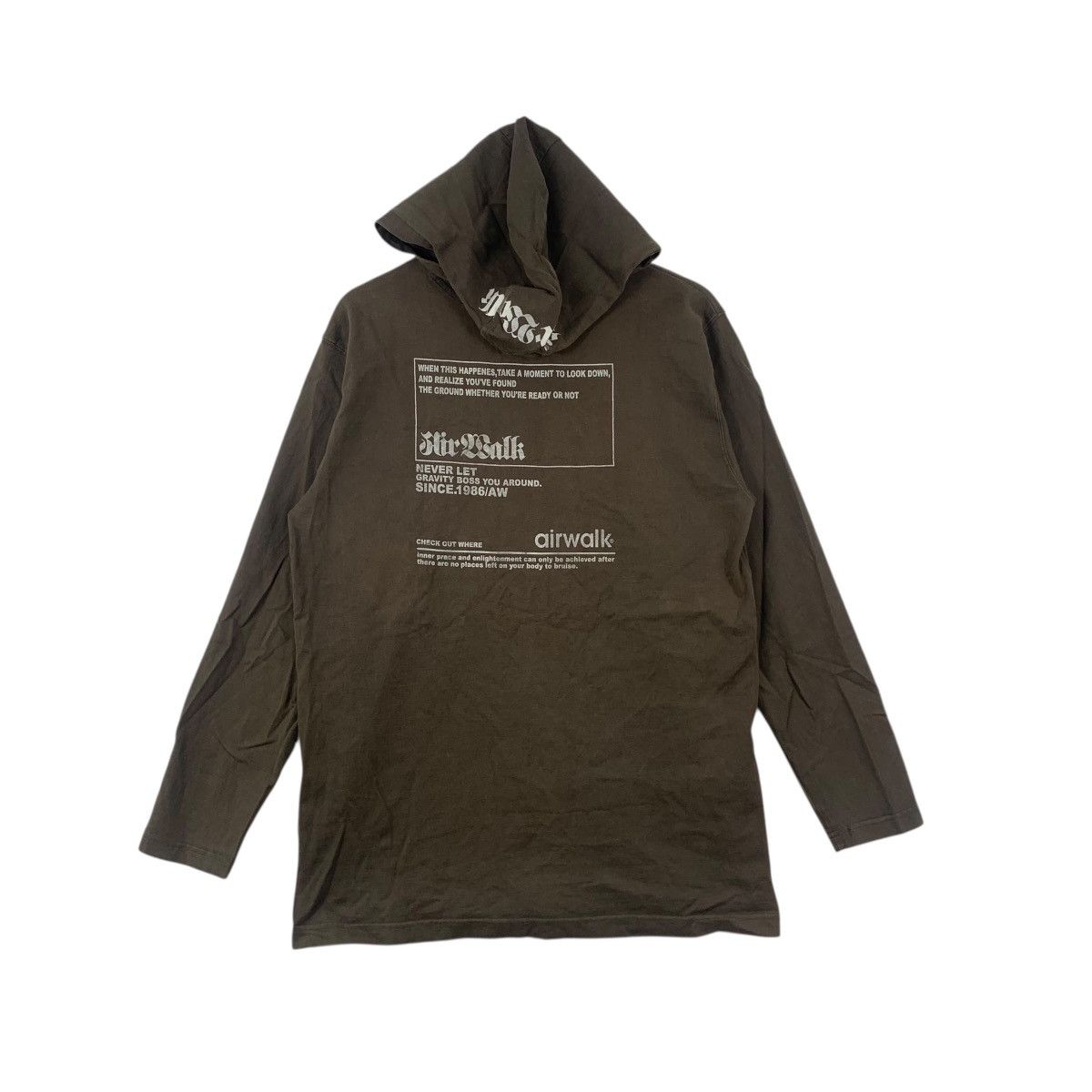 Airwalk AIRWALK SKATEBOARD Never Let Graffiti Boss You Hoodie Size US M / EU 48-50 / 2 - 1 Thumbnail