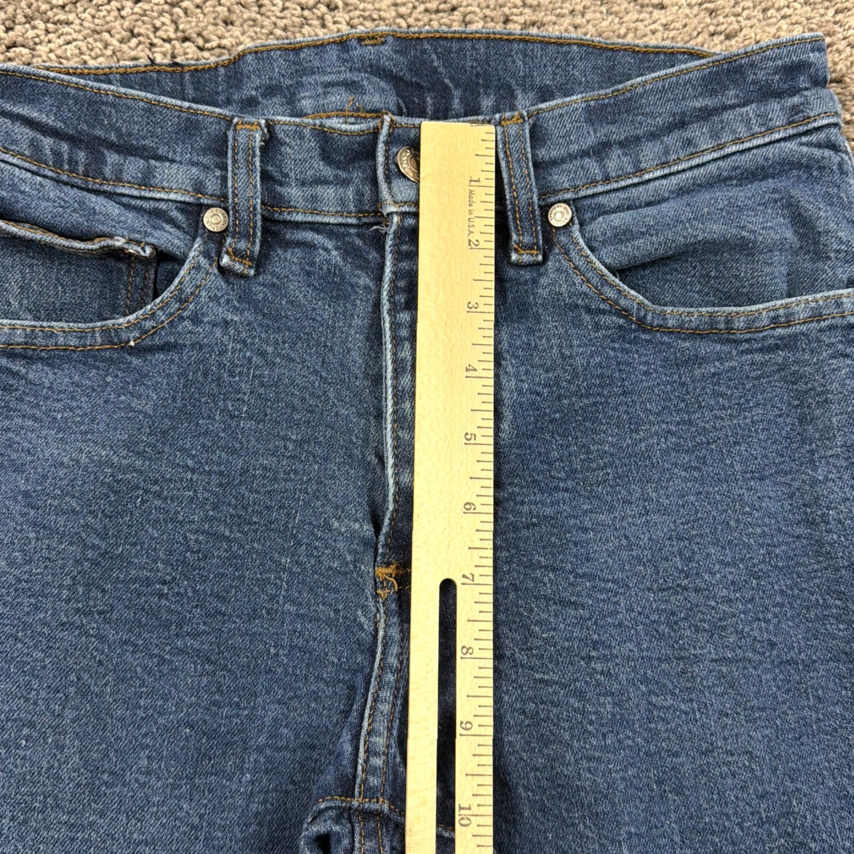 Brooks Brothers Brooks Brothers Jeans Men 30 Slim Straight Denim Dark Wash Stretch 28x30 Blue Cotton Blend Regular Inseam 30 Mens Jeans Size US 30 / EU 46 - 4 Thumbnail