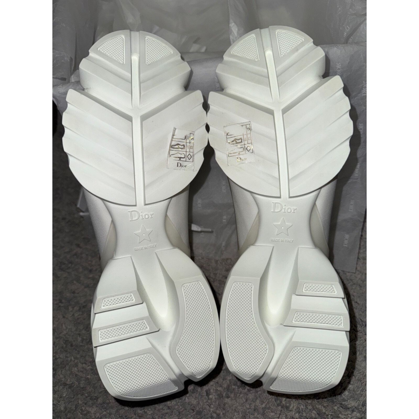Dior Dior D-Connect Neoprene Logo Tie Flat Platform Sneaker 39 Size US 9 / IT 39 - 11 Thumbnail