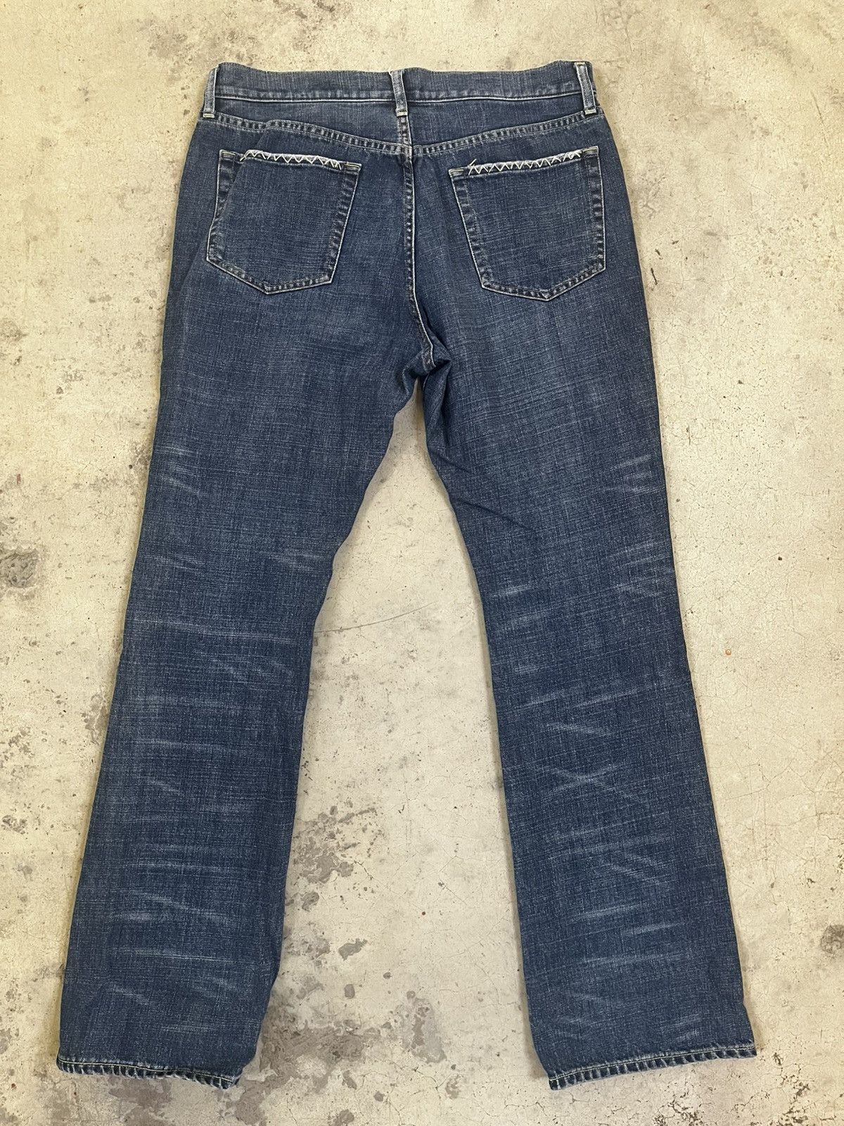 Japanese Brand × Uniqlo × Vintage Flared Jeans Uniqlo Japan Size US 34 / EU 50 - 6 Thumbnail
