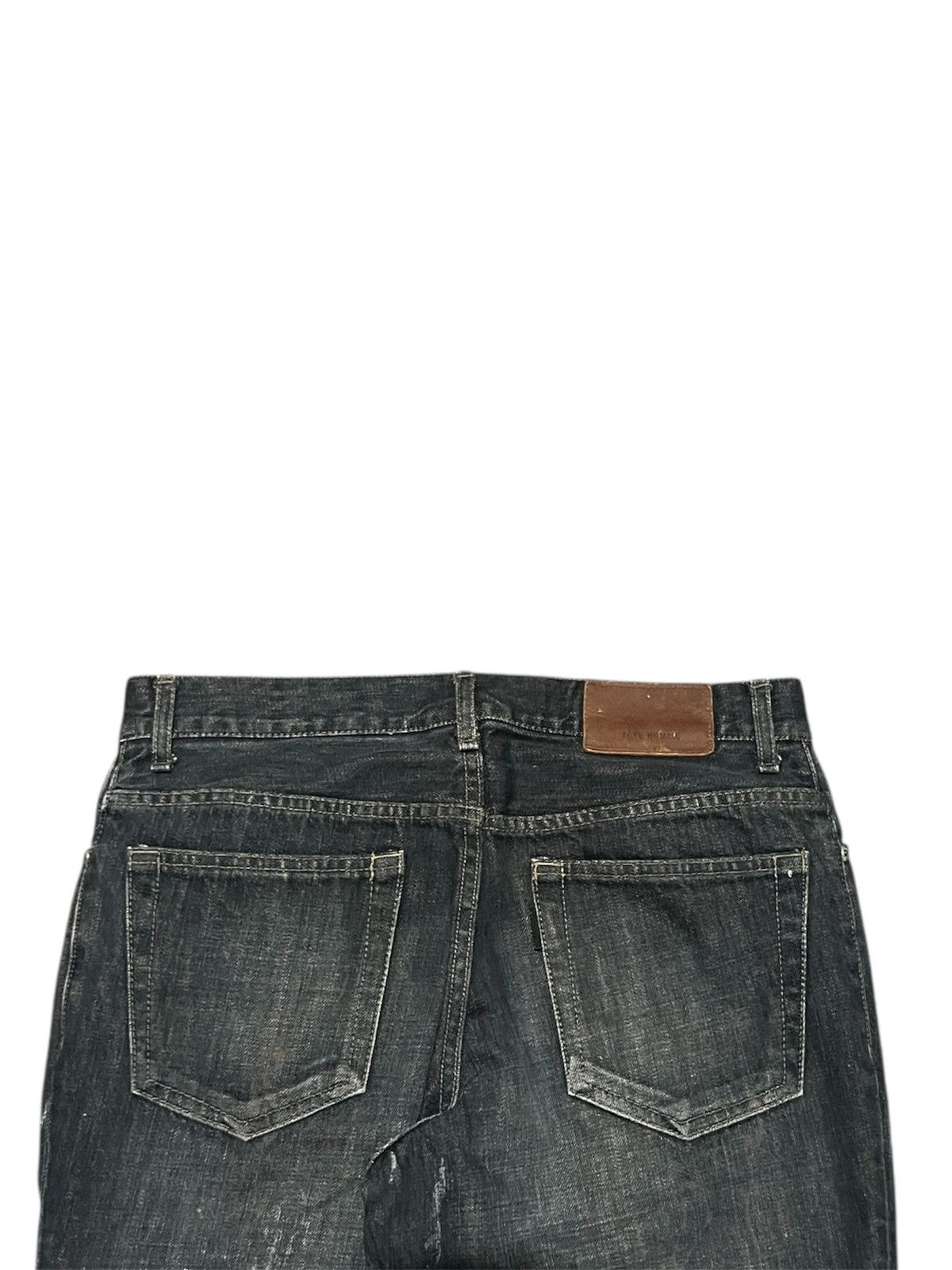 Issey Miyake Tete Homme Issey Miyake Painter Distressed Flare Jean Size US 30 / EU 46 - 7 Thumbnail