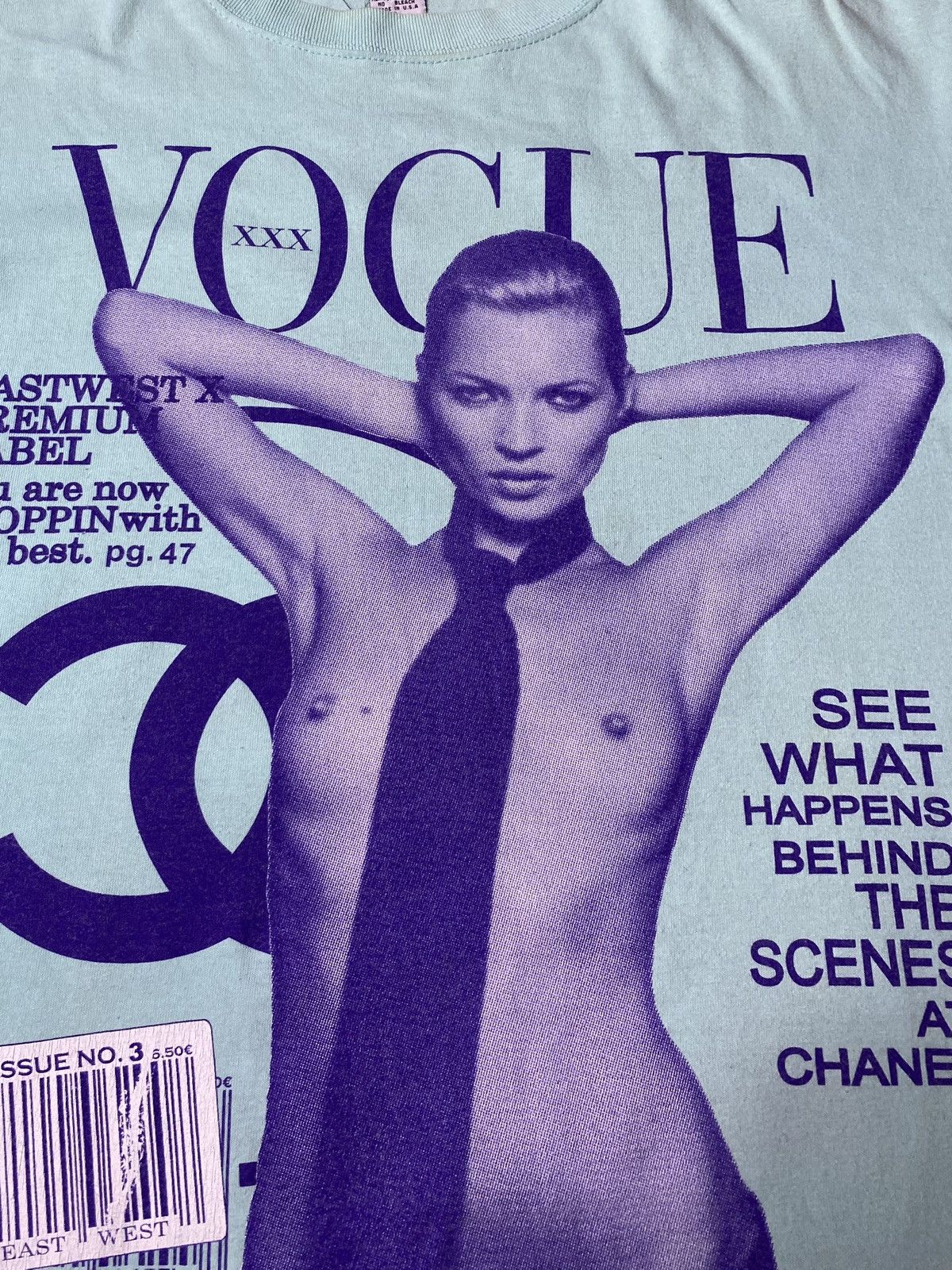 Vintage Rare Premium Label Kate Moss Behind The Scenes Vintage Tee Size US L / EU 52-54 / 3 - 2 Thumbnail