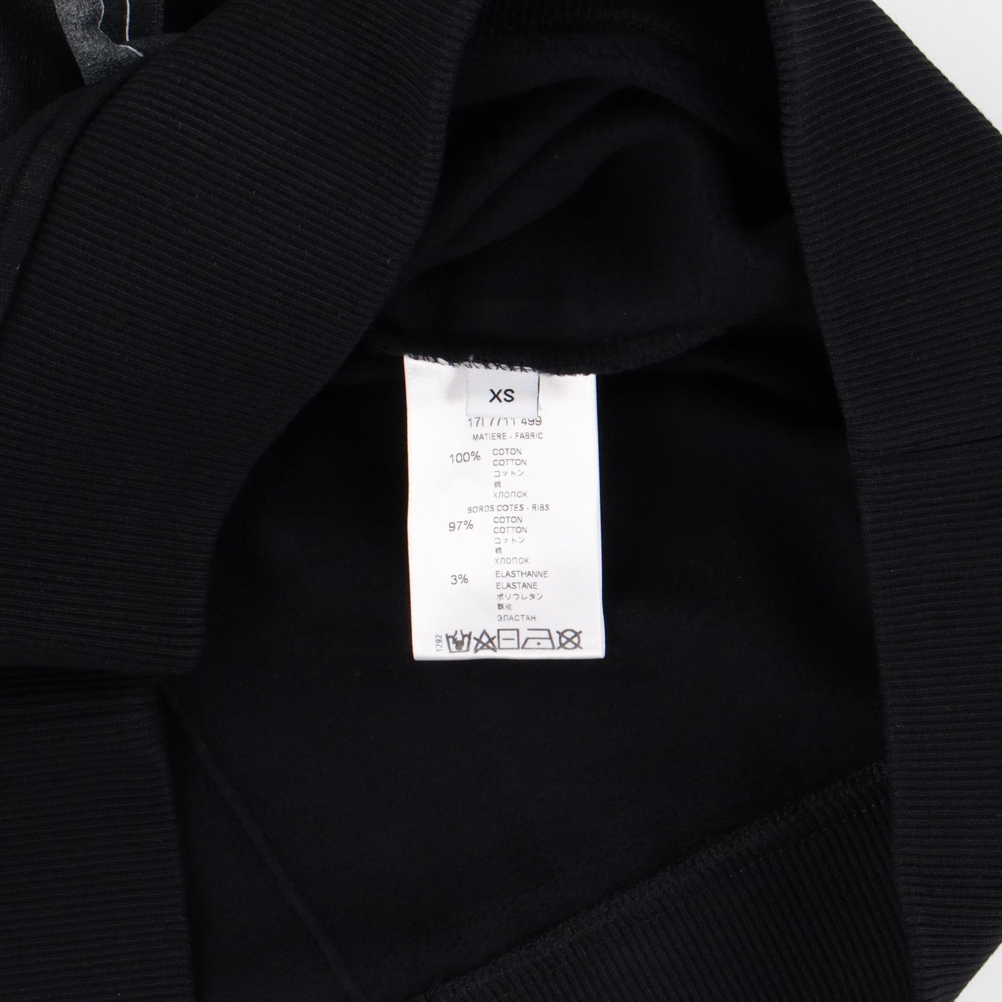 Givenchy Black Monochrome Bambi Hoodie Size XS / US 0-2 / IT 36-38 - 6 Thumbnail