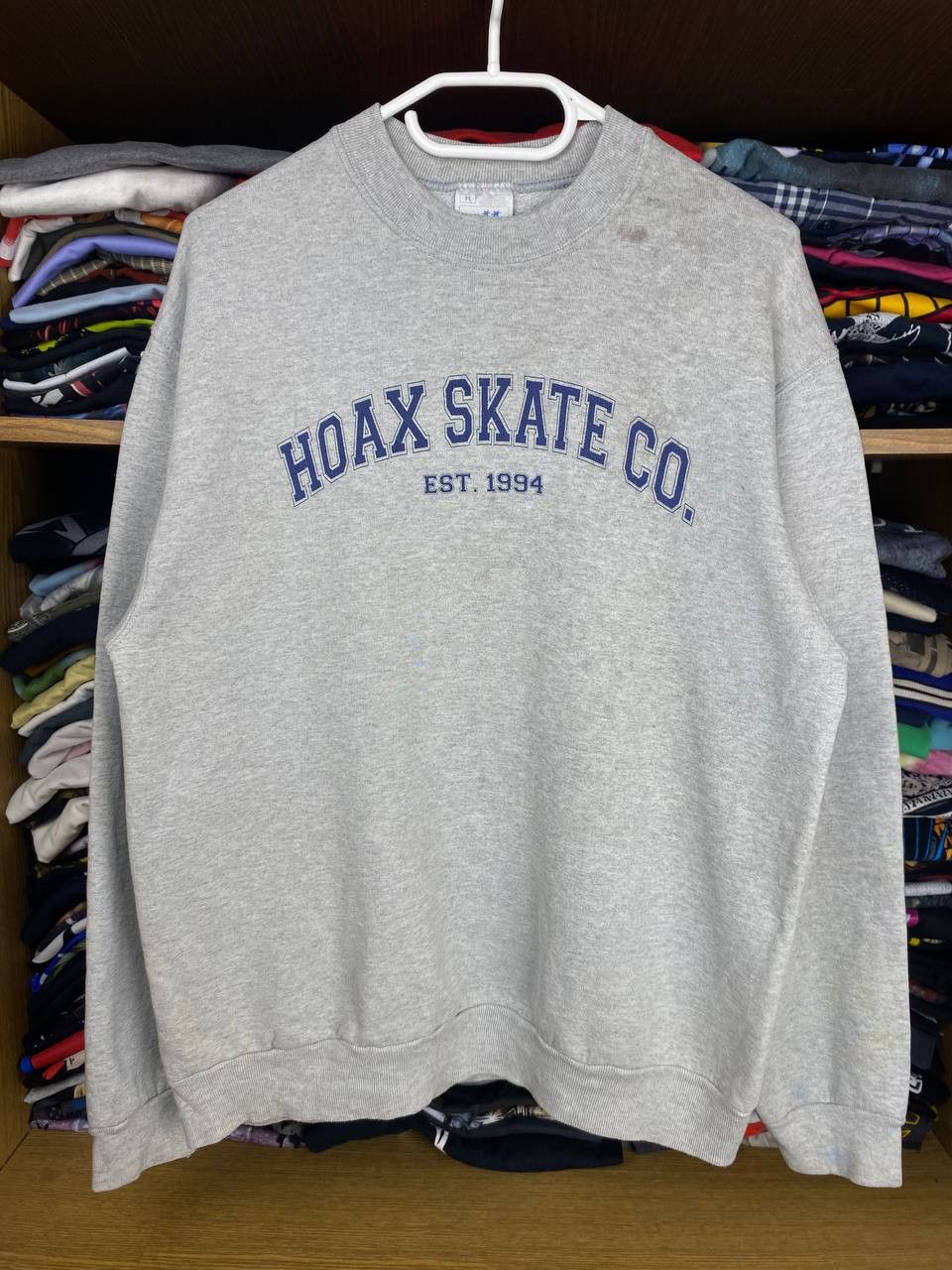 Vintage Vintage Hoax Skate Co. Est 1994 Graphic 00s Sweatshirt Size US M / EU 48-50 / 2 - 1 Thumbnail