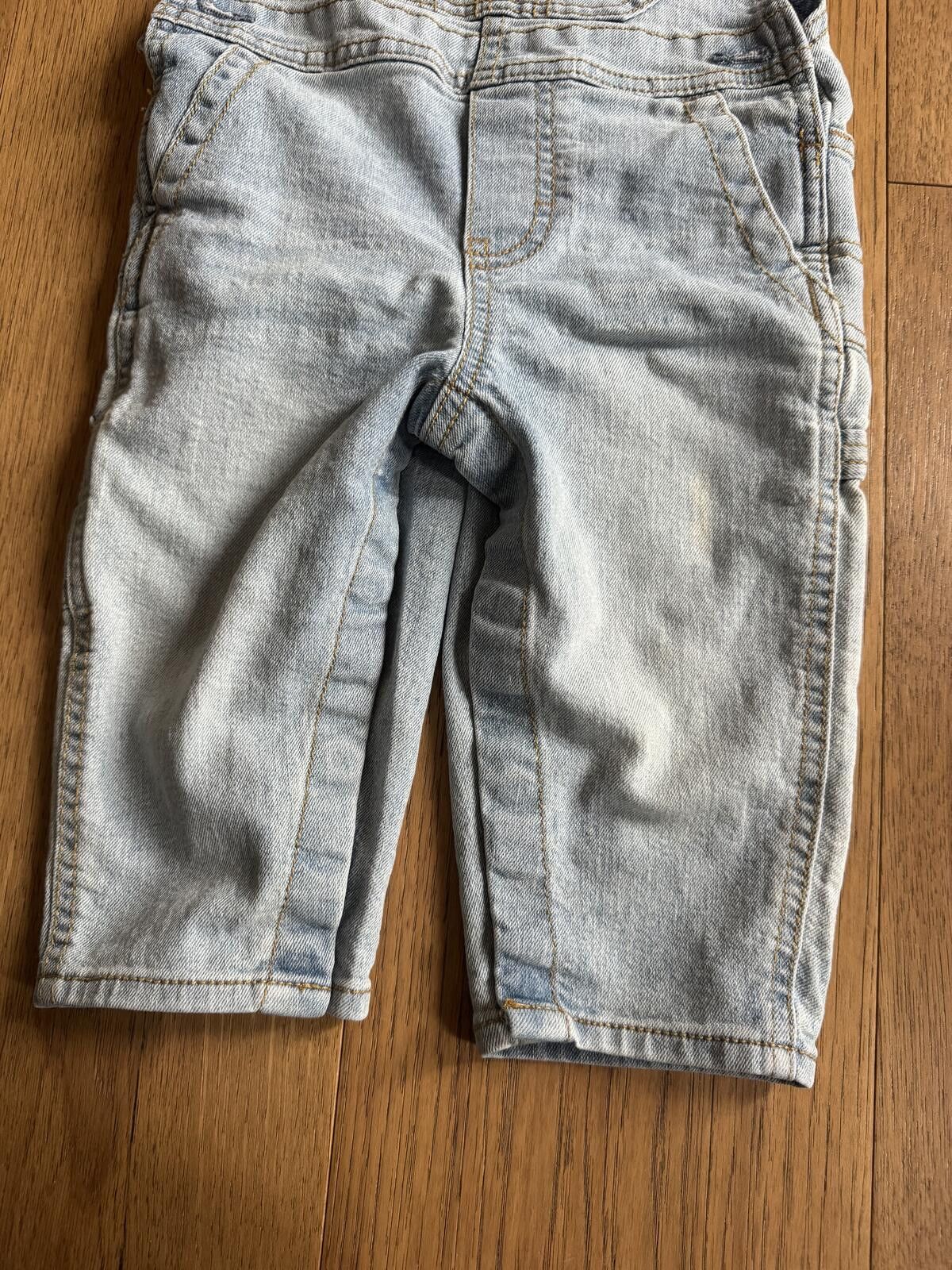 Other OshKosh B'gosh 12 months Denim Overalls for Toddlers Size ONE SIZE - 3 Thumbnail