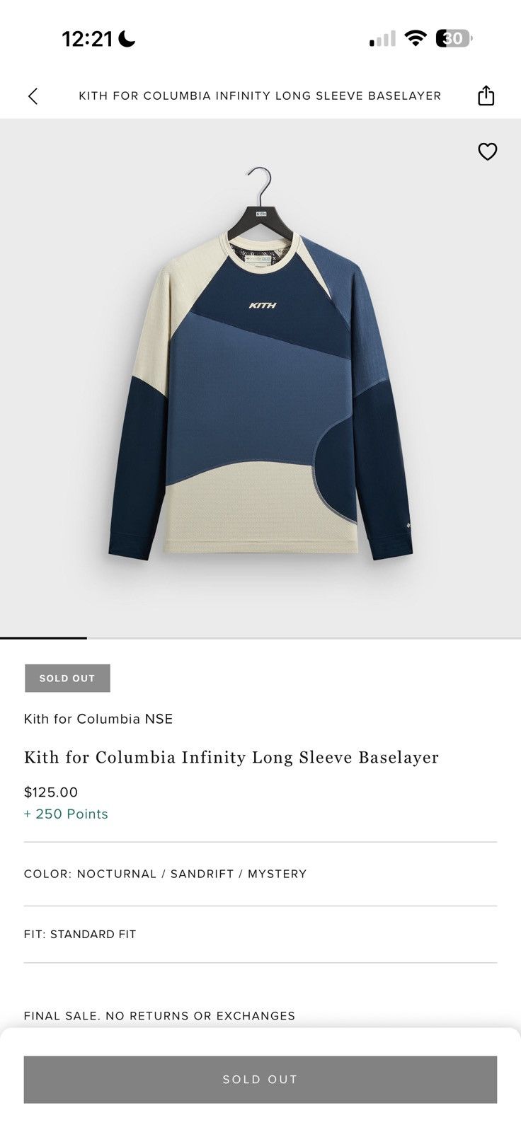 Columbia × Kith Kith x Colombia base layer Size US XXL / EU 58 / 5 - 4 Thumbnail