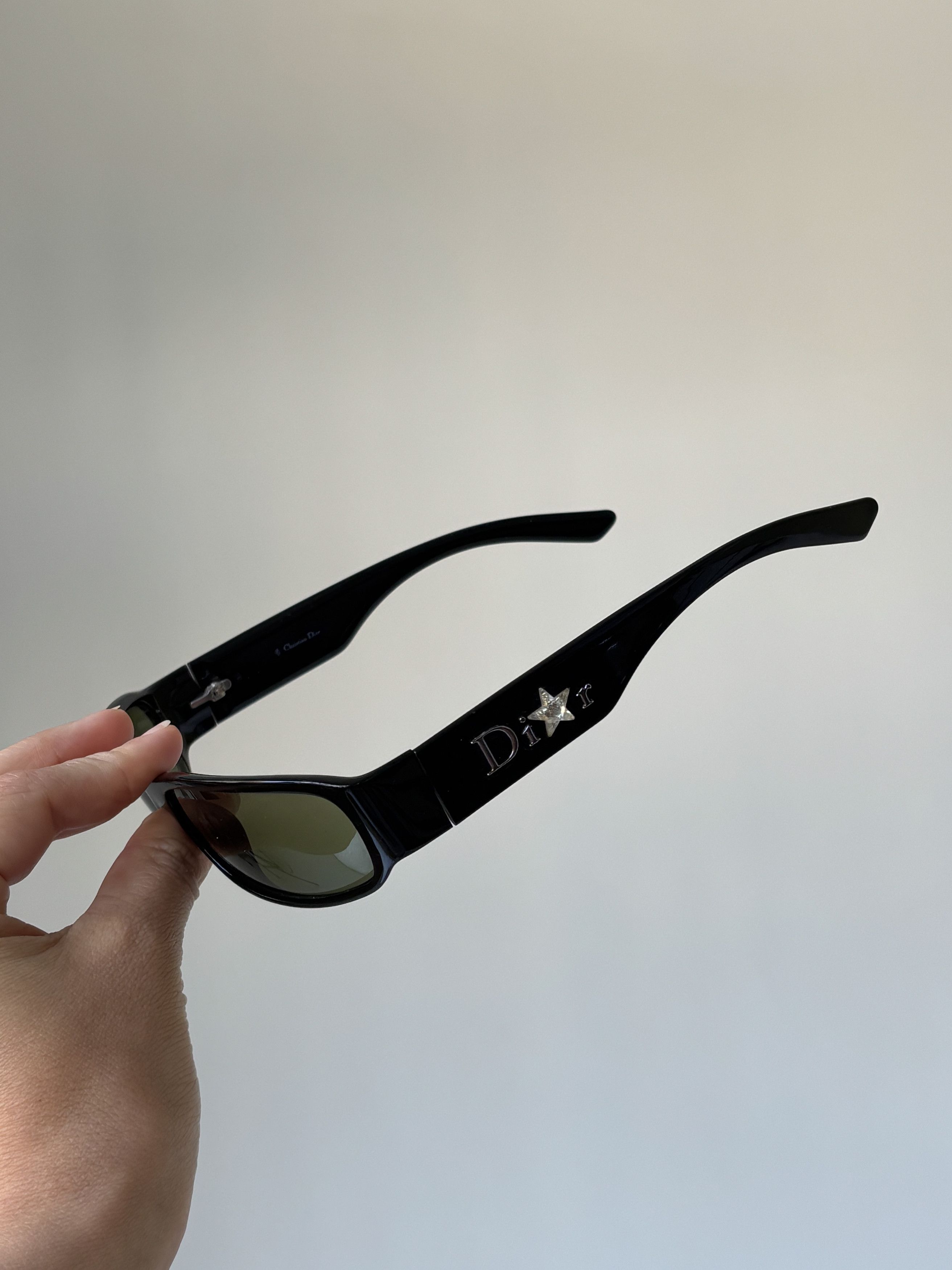 Dior Dior Sunglasses Shiny Ski Bike Motard Mask Rimless Vintage Size ONE SIZE - 5 Thumbnail