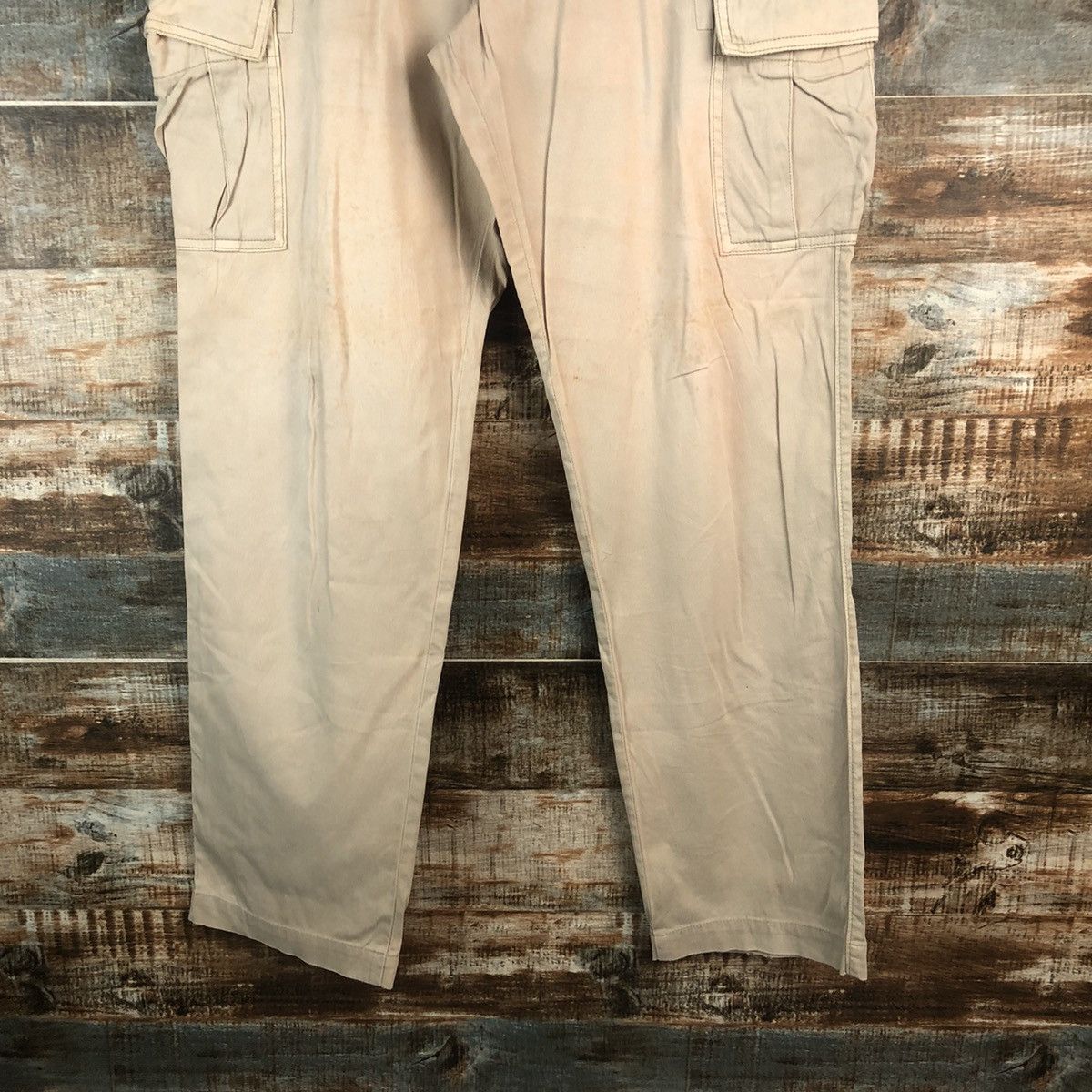 Other DL Uniqlo Brown Cargo Mutlipocket Pants #C711 Size US 34 / EU 50 - 6 Thumbnail