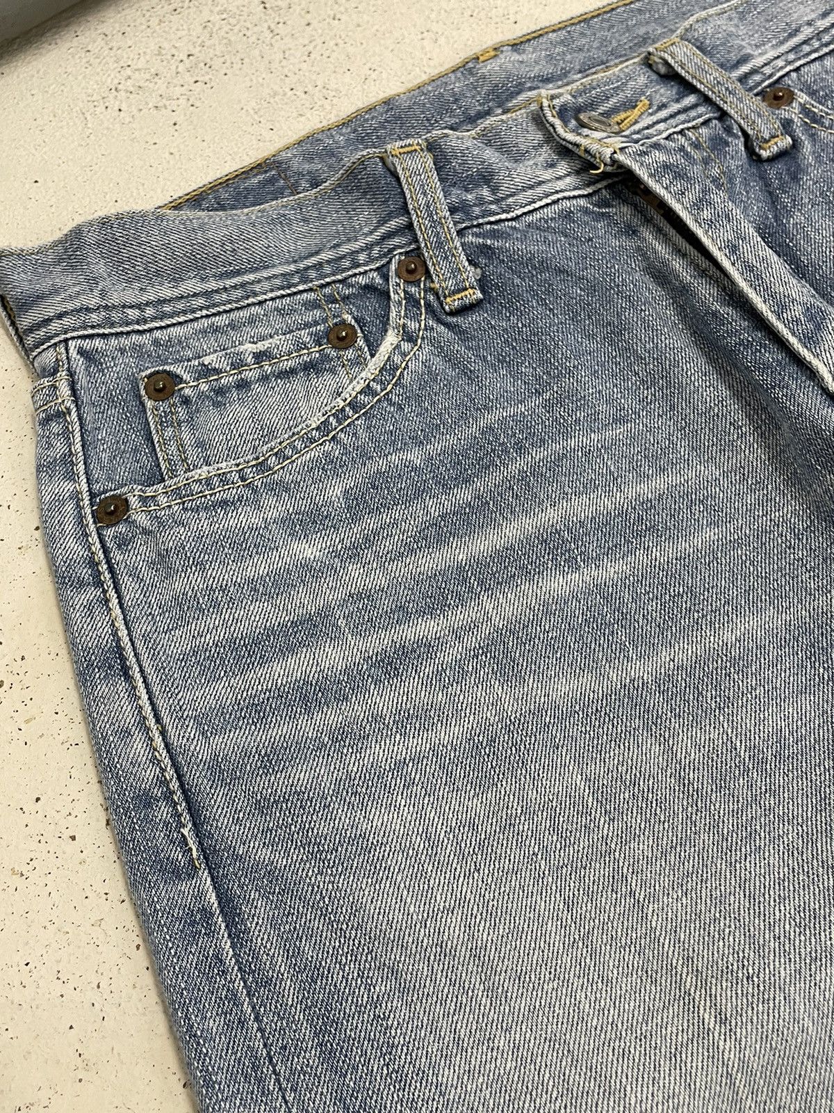 Levi's Levis 533 Distressed Clawmark Different Pocket Denim (AD3) Size US 30 / EU 46 - 9 Thumbnail