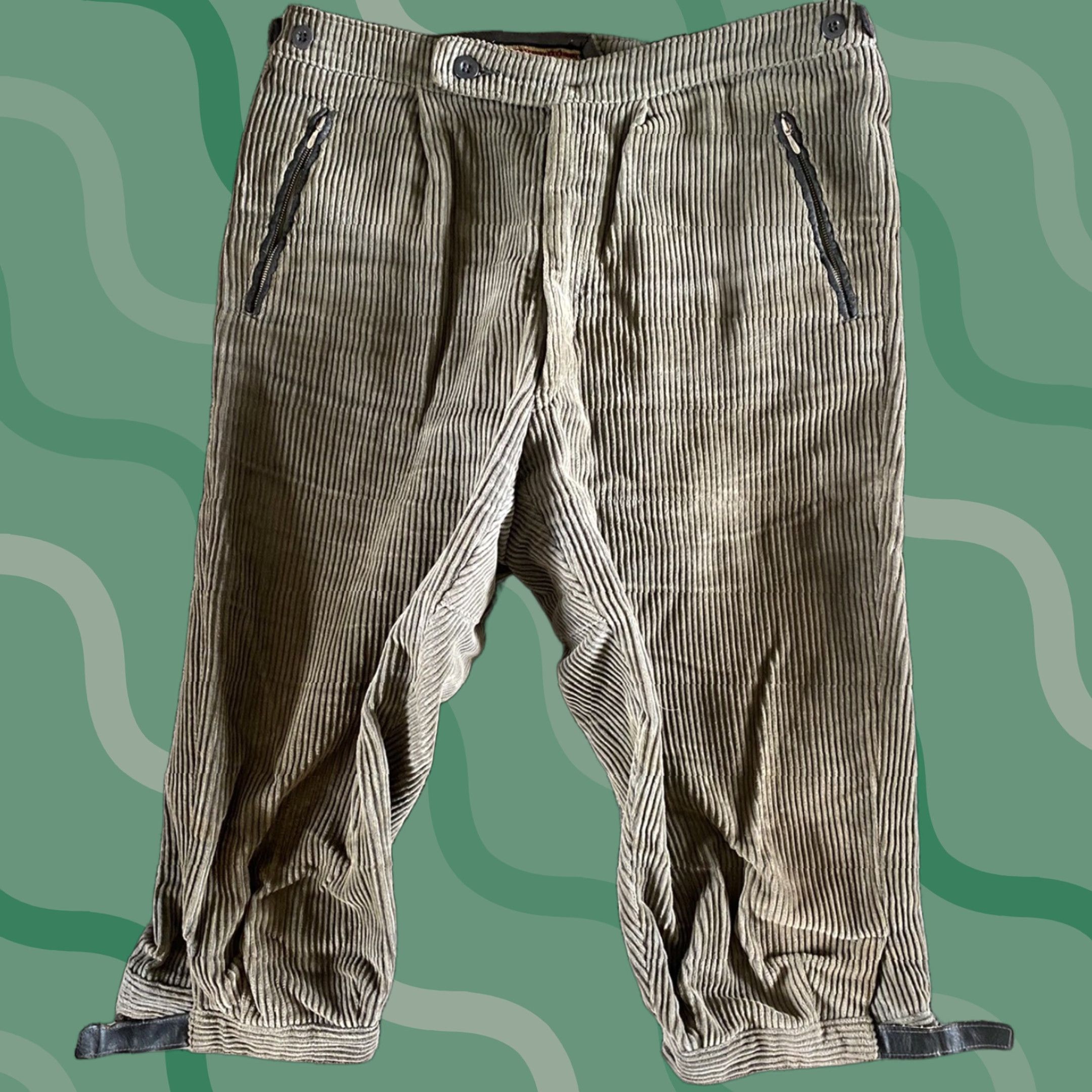 Vintage VINTAGE Jakob Zeiler Pants Men’s Green Riding West Germany 34 Mens Size US 34 / EU 50 - 1 Thumbnail