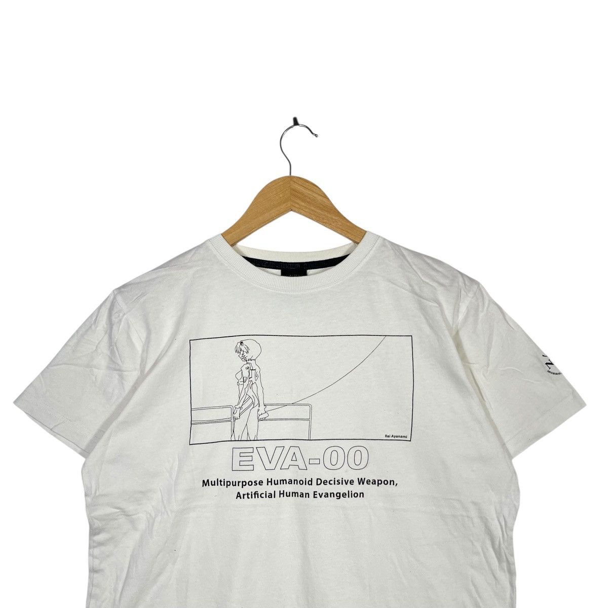 Vintage Neon Genesis Evangelion Rei Ayanami EVA-00 NERV Graphic Tee Size US M / EU 48-50 / 2 - 2 Thumbnail