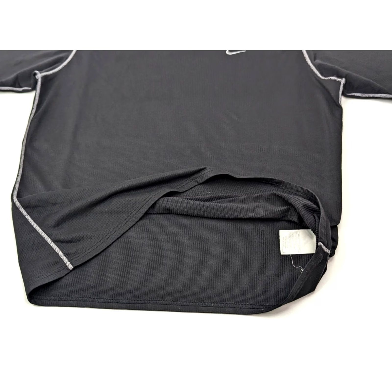Nike Nike Dri-Fit Sphere Dry Waffle Training Running Shirt Men M Black Crew Nk Size US M / EU 48-50 / 2 - 3 Thumbnail