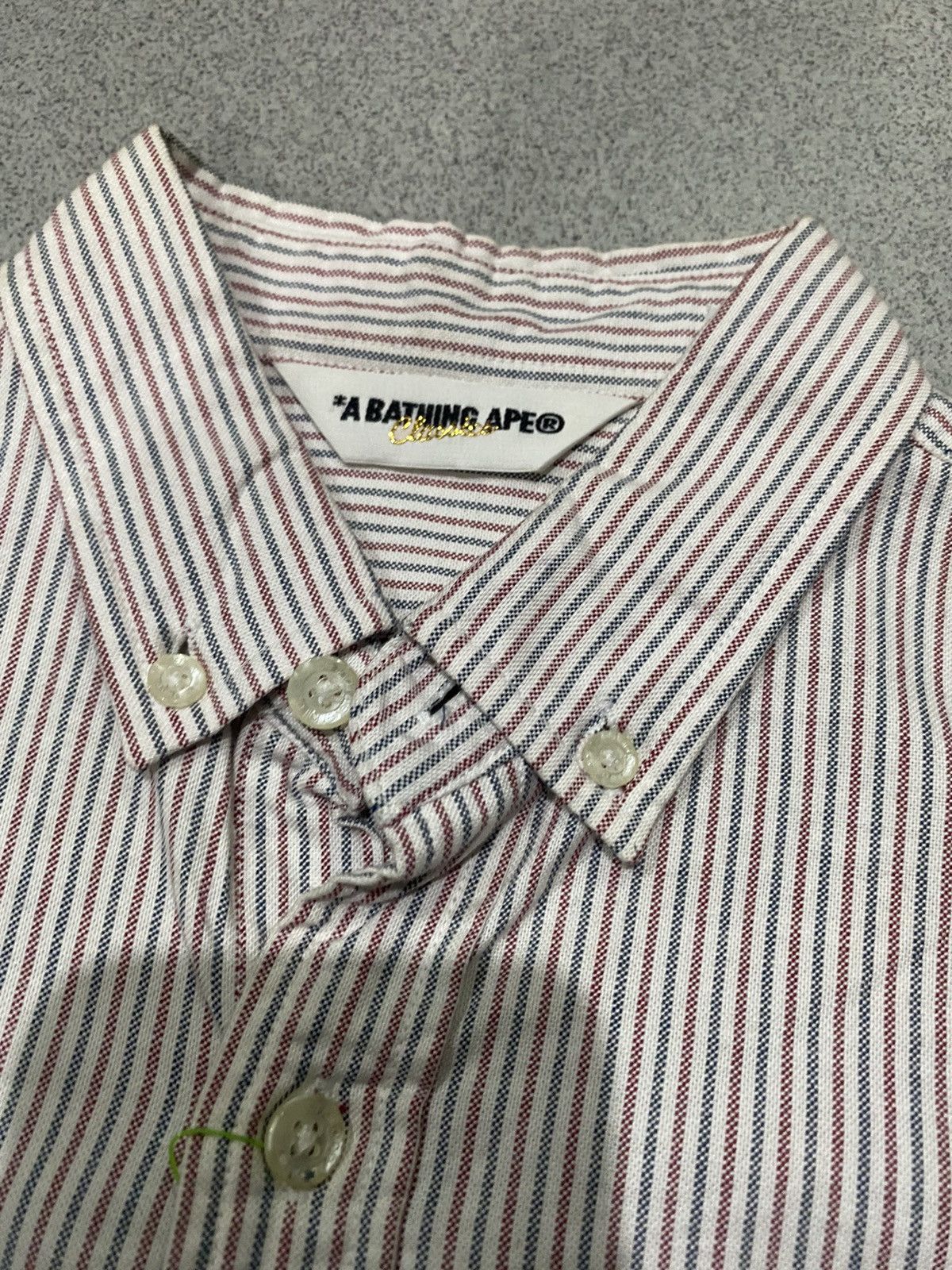 Bape A Bathing Ape Stripe Longshirt Bape Size XS / US 0-2 / IT 36-38 - 3 Thumbnail
