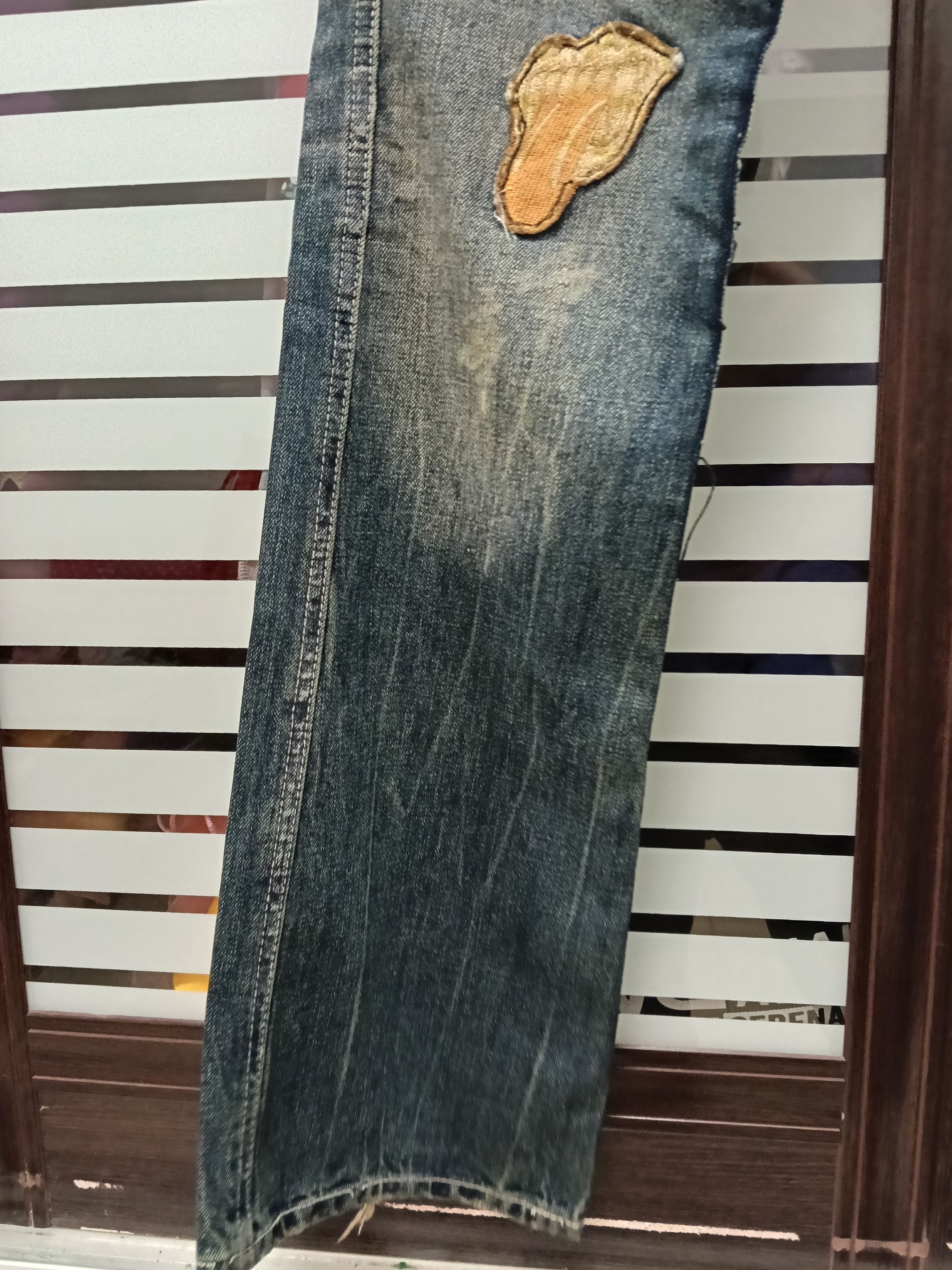 Le Grande Bleu (L.G.B.) 💥Flared Bootcut Trim.Co.Ltd Rock & Love Japanese Denim💥 Size US 29 - 4 Thumbnail