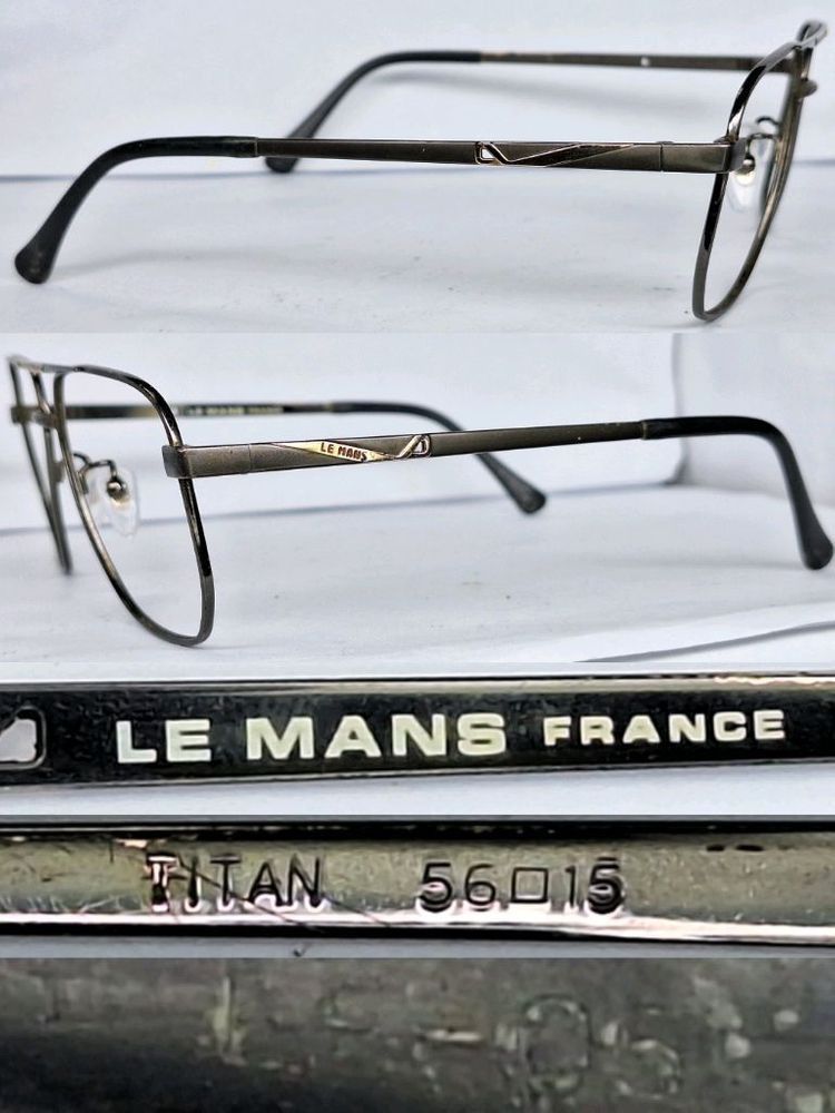 Other 80s LE MANS France LF-05 Titanium Double-Bridge Aviator Size ONE SIZE - 2 Thumbnail