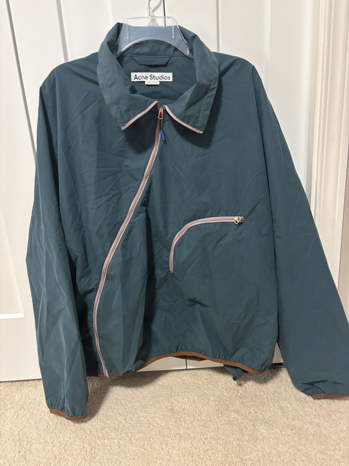 Acne Studios Asymmetrical track jacket Size US S / EU 44-46 / 1 - 1 Thumbnail