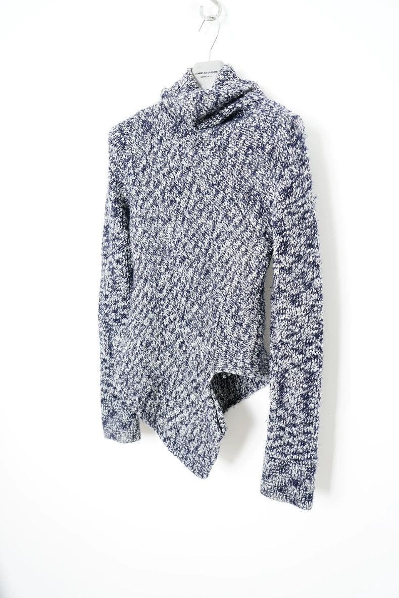 Yohji Yamamoto Yohji Yamamoto Yohji Yamamoto Wool High Neck Sweater Size US M / EU 48-50 / 2 - 2 Thumbnail