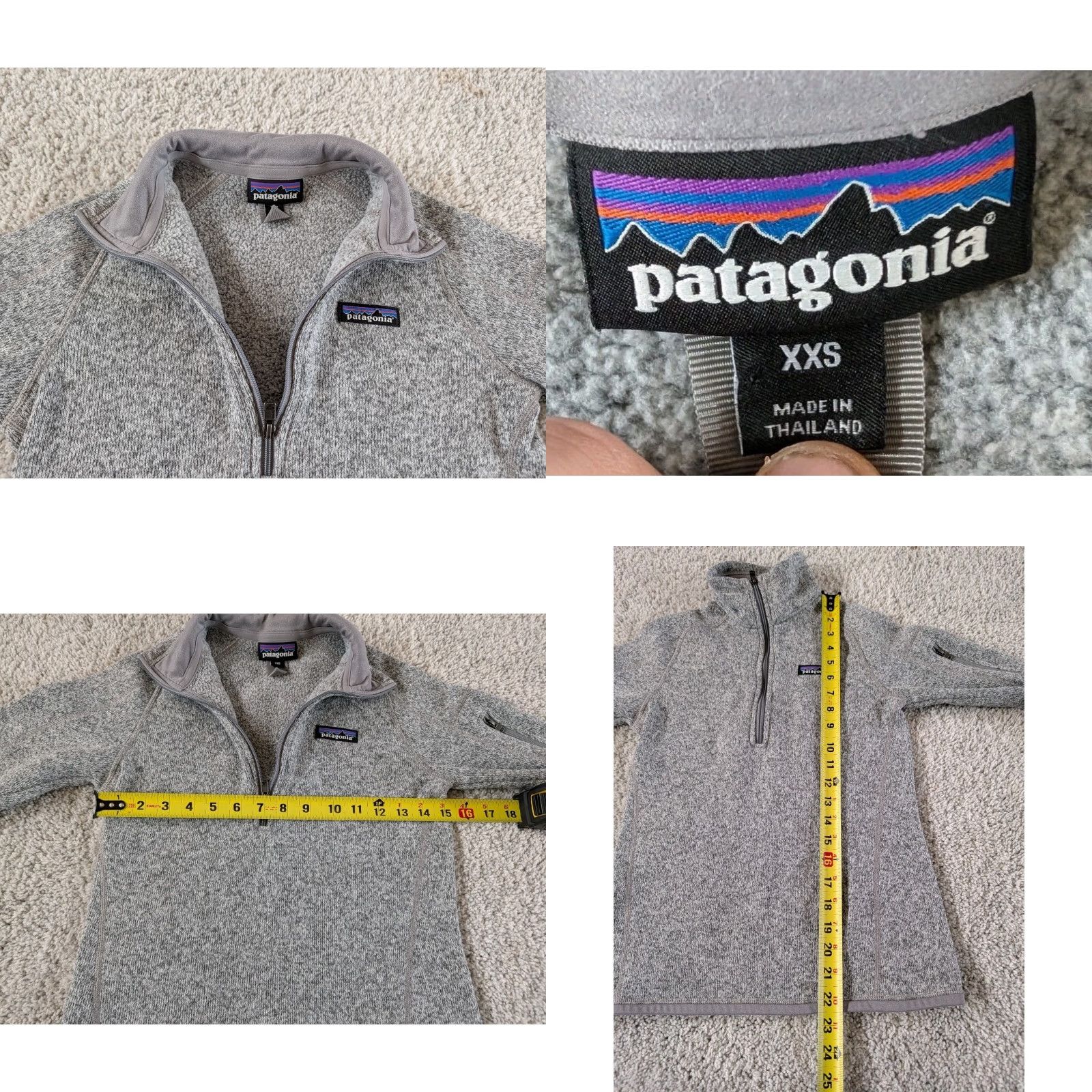 Patagonia Patagonia Women’s Better Sweater 1/4 Zip Gray Fleece Sz XXS EUC Speckled Size XXS / US 00 / IT 34 - 8 Thumbnail
