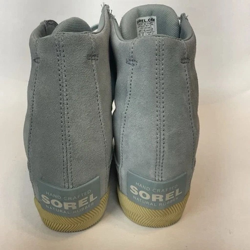 SOREL Sorel Out N About Blue Suede Lace Up Wedge Booties Women 10 Size US 10 / IT 40 - 15 Thumbnail