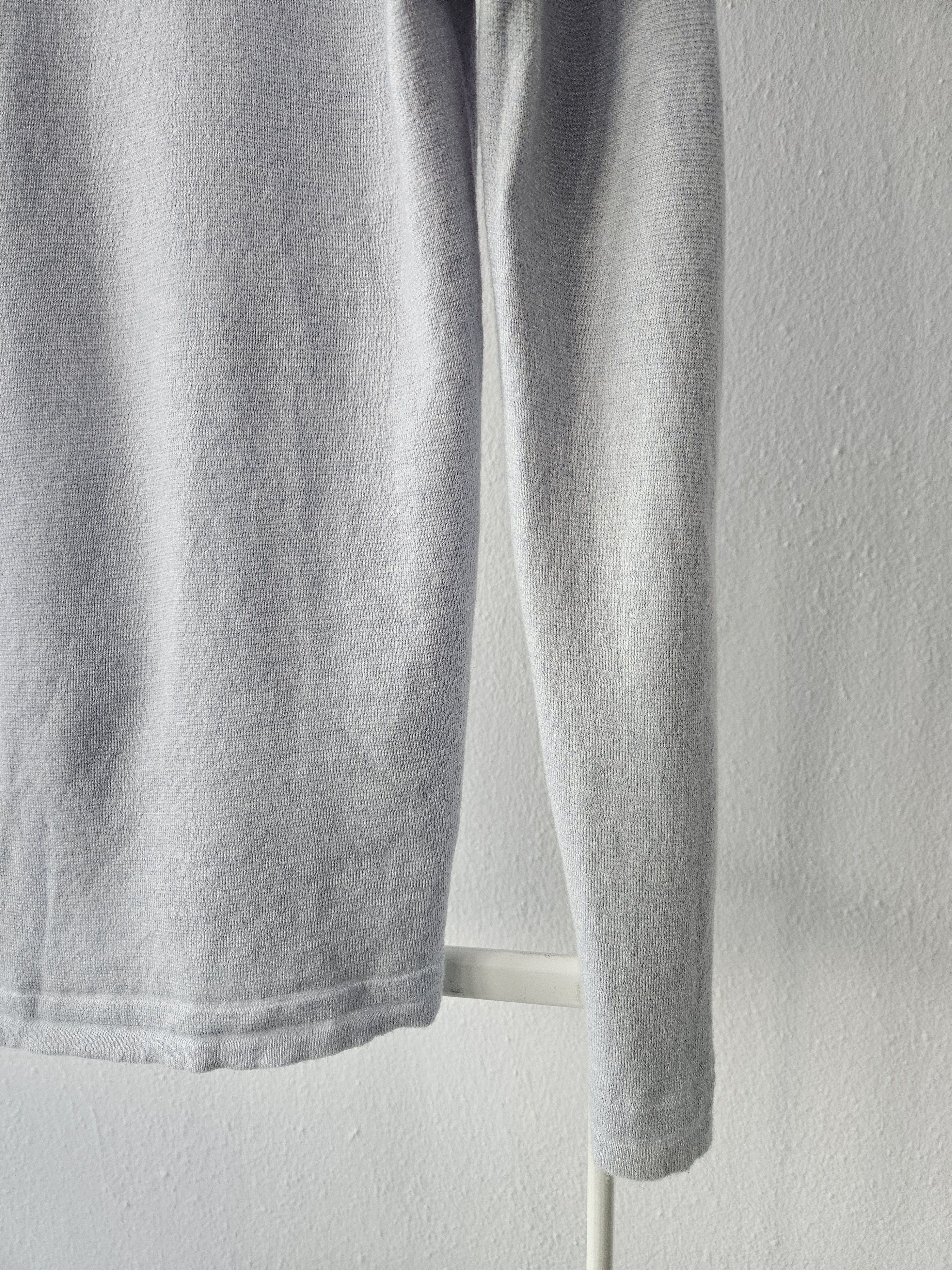 Hermes Vintage Hermes cashmere cotton blend v neck pullover Size M / US 6-8 / IT 42-44 - 10 Thumbnail