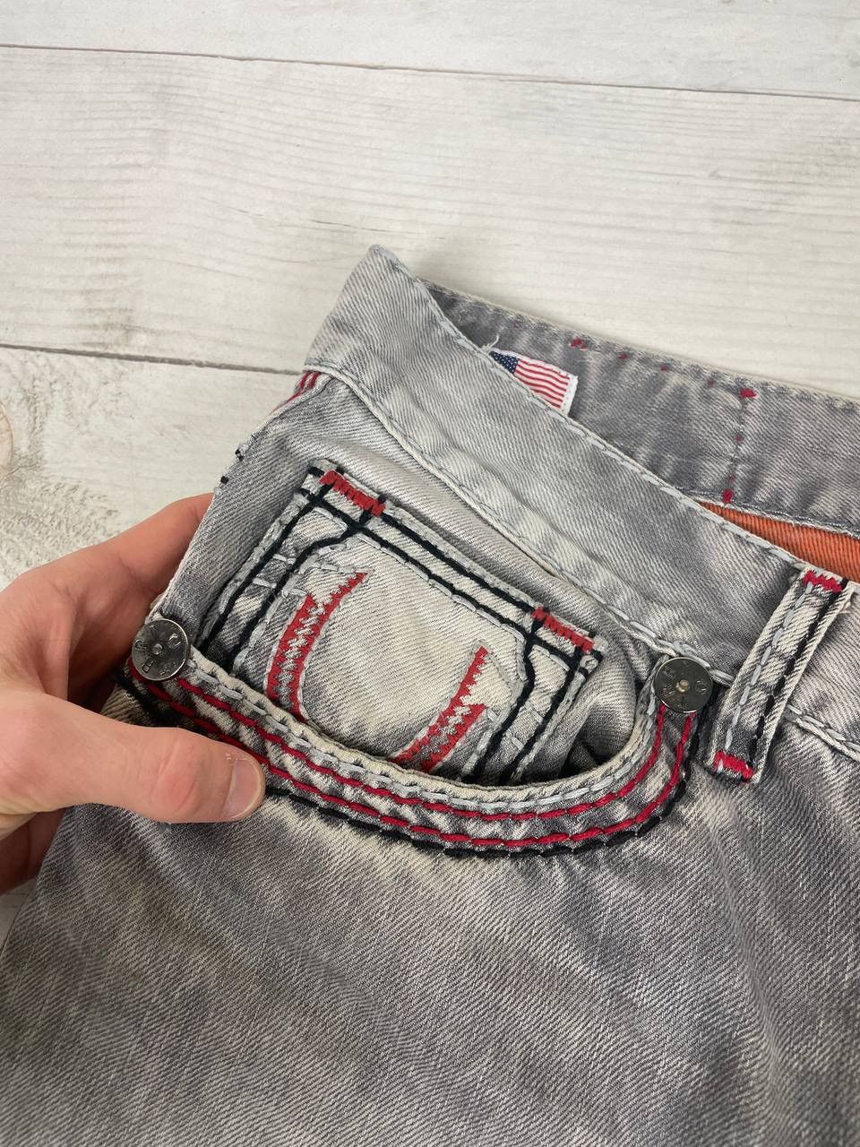 Japanese Brand Vintage True Religion Jackson Denim Jeans Y2K 90s Baggy Size US 34 / EU 50 - 9 Thumbnail