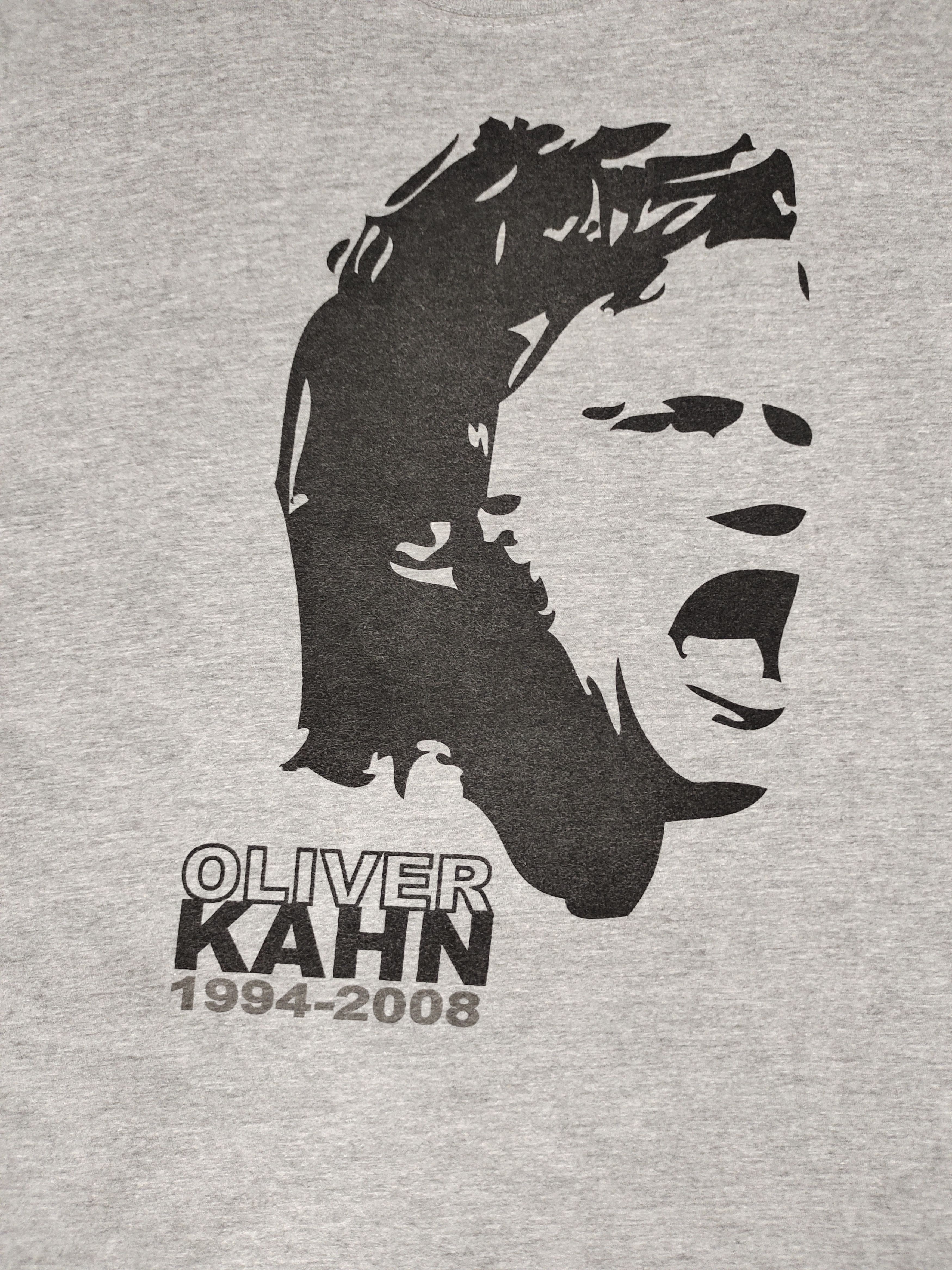 Vintage Vintage FC Bayern Munich Oliver Kahn 1994-2008 T-Shirt Size US L / EU 52-54 / 3 - 3 Thumbnail