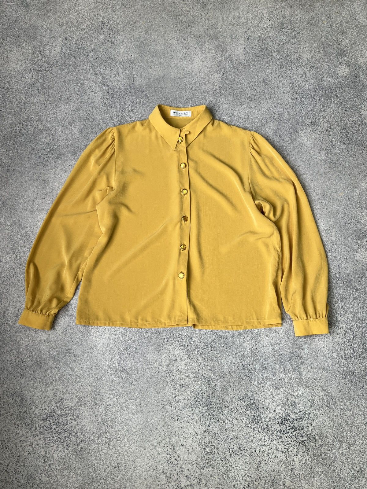 Designer × Vintage Vintage Weinberg Paris Womens Luxury Shirt Size XL / US 12-14 / IT 48-50 - 2 Thumbnail