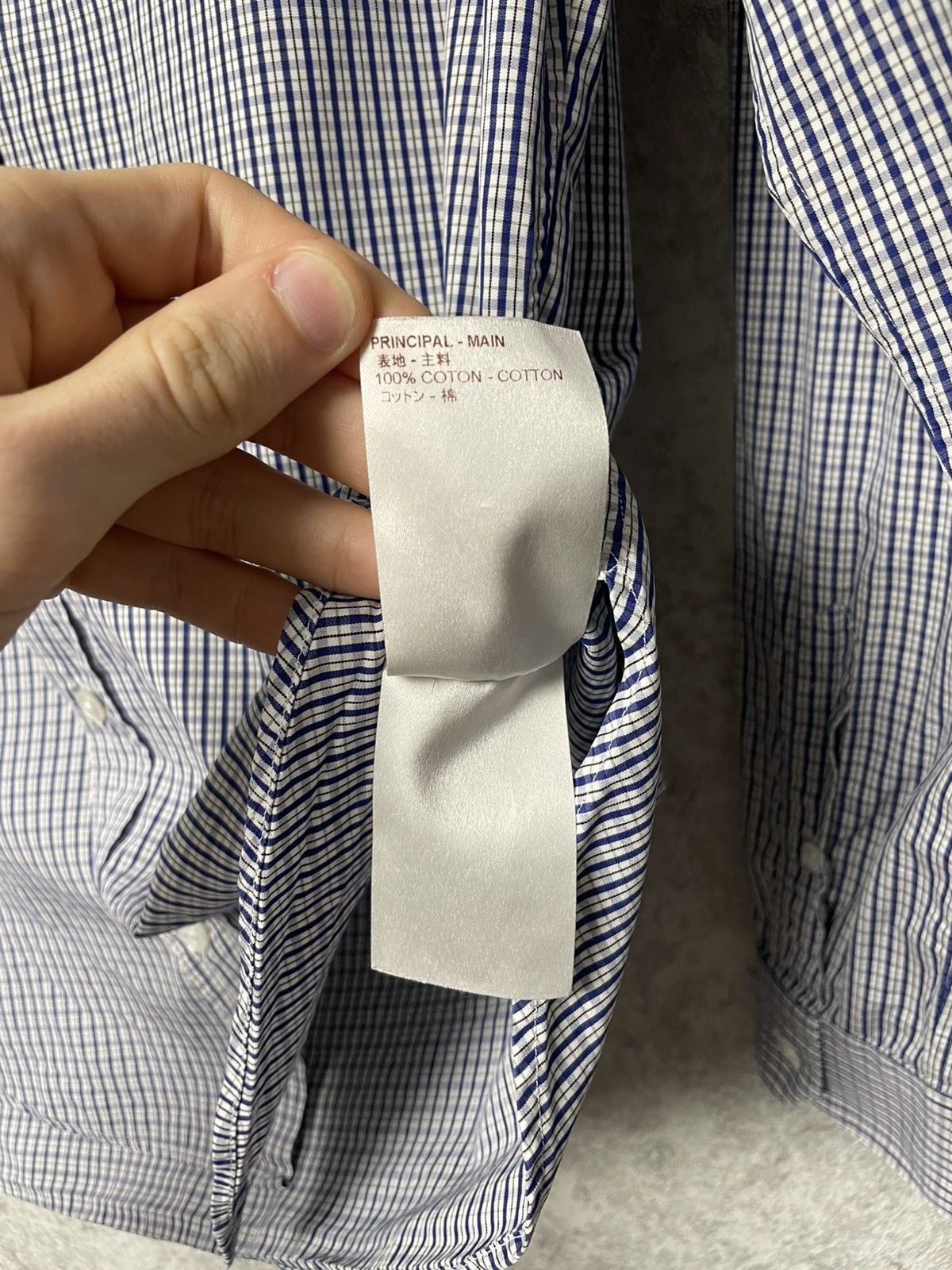 Louis Vuitton Louis Vuitton Checkered Logo Long Sleeve Shirt Size US M / EU 48-50 / 2 - 15 Thumbnail