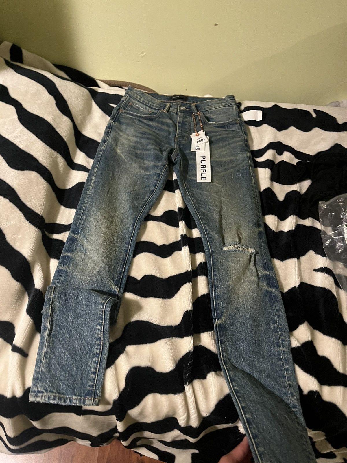 Purple Brand PURPLE BRAND Mid indigo Skinny jeans Size US 28 / EU 44 - 1 Thumbnail