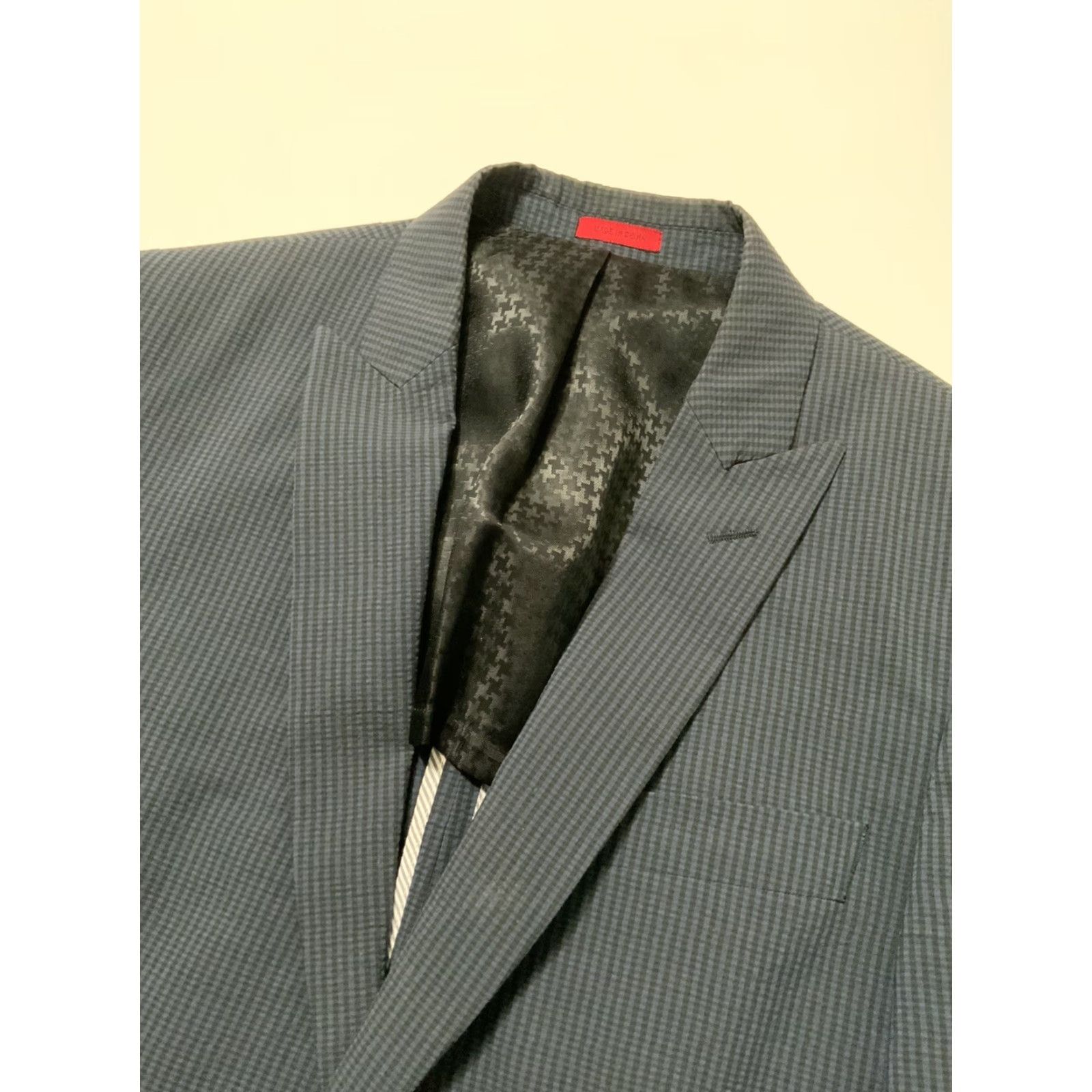 John Varvatos John Varvatos Blazer Men 36R Cotton Silk Seersucker Two Button Sportscoat Jacket Multicolor Size 36R - 6 Thumbnail