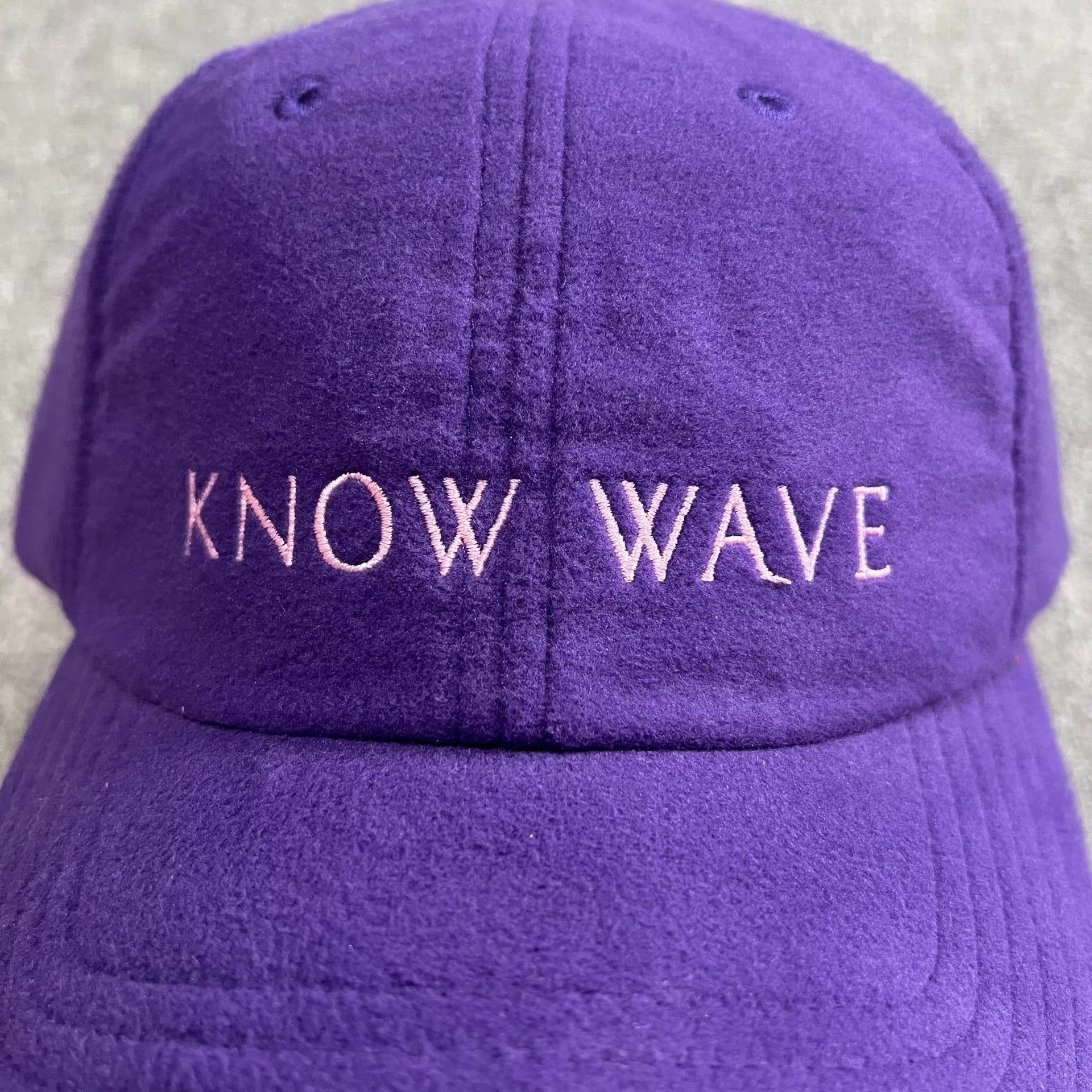 Know Wave Know Wave Fleece Curved Brim Baseball Cap / Sun Hat Q7 Size ONE SIZE - 2 Thumbnail