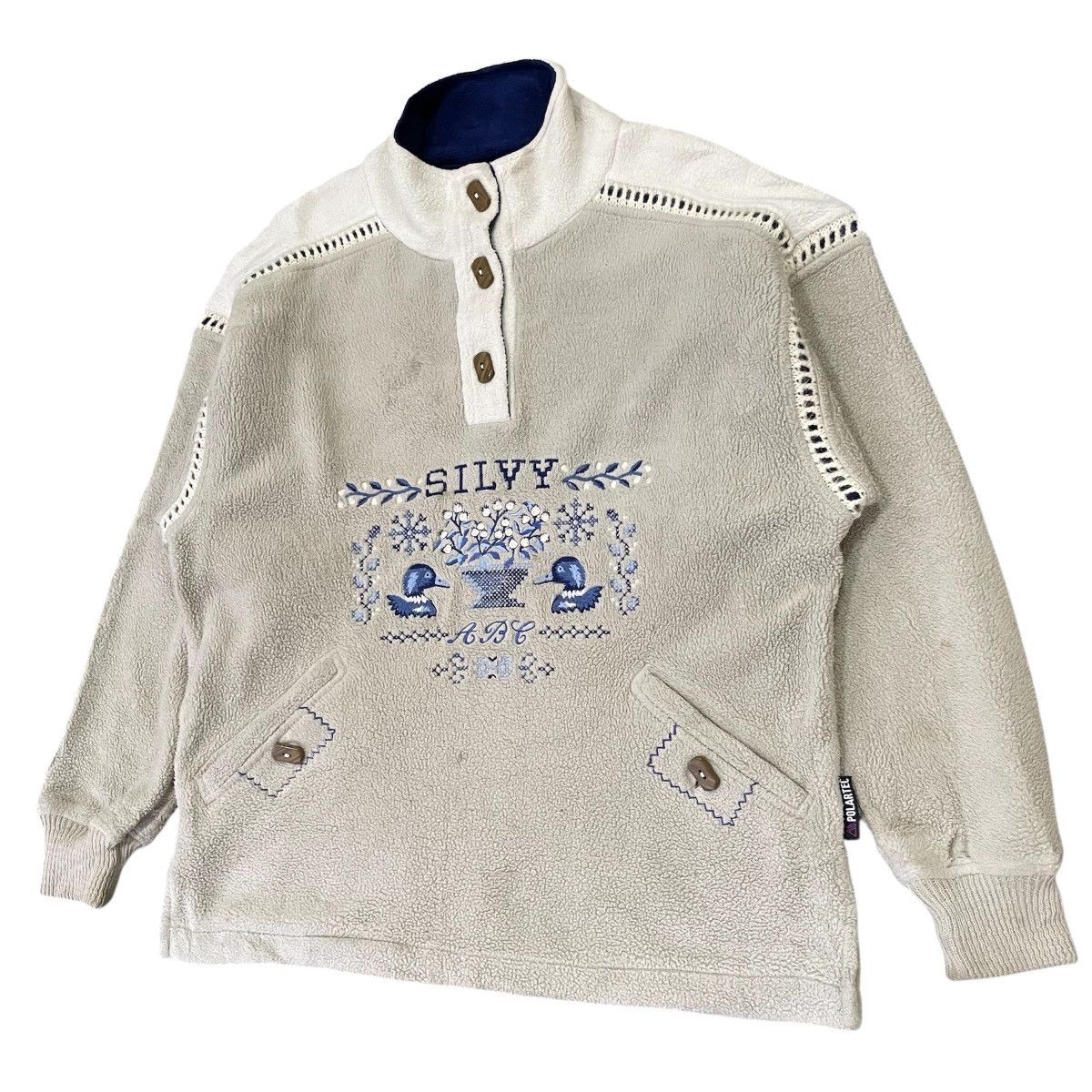 Vintage Vintage Silvy Sportswear Italy Polartec Fleece QuarterButton Size US XS / EU 42 / 0 - 3 Thumbnail
