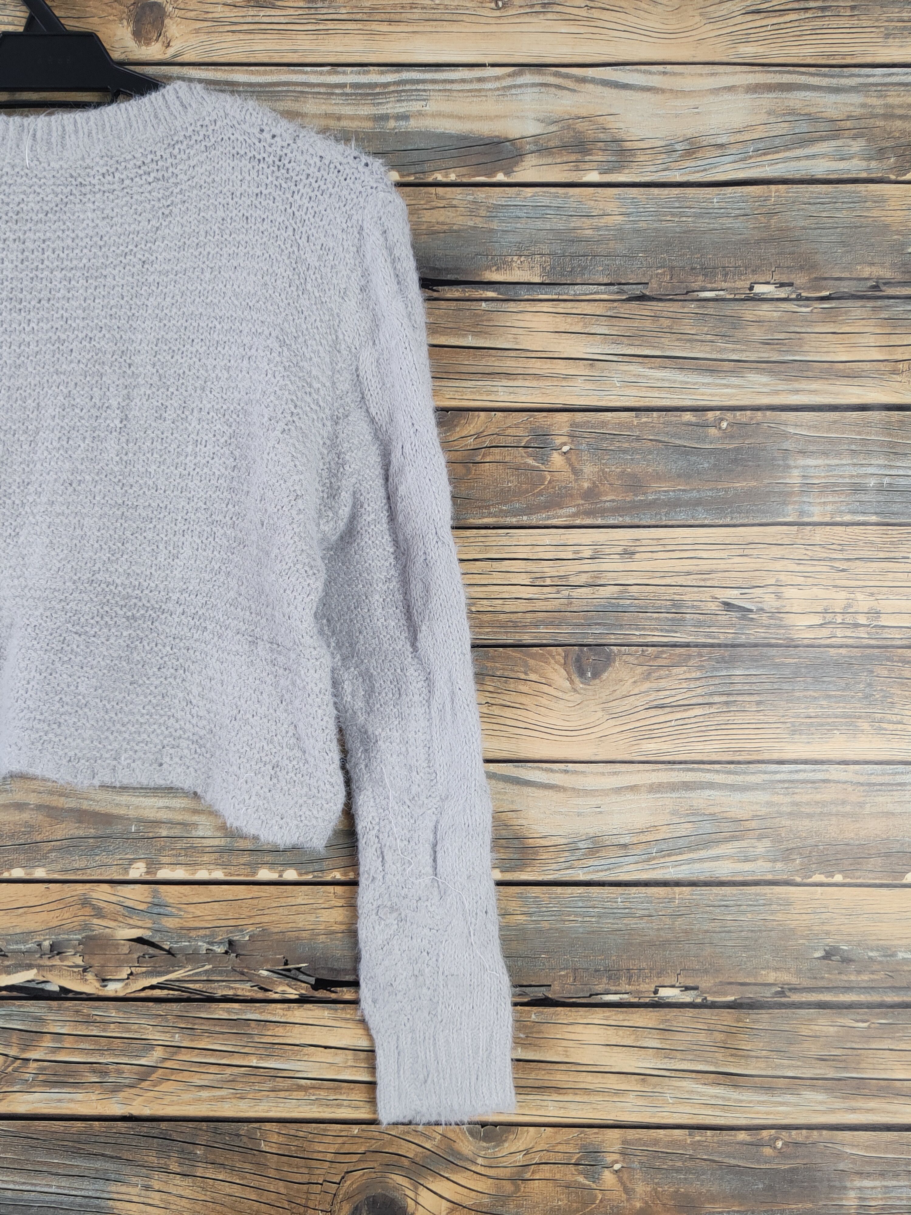 Japanese Brand × Vintage Kobe Lettuce Gray Shag Shaggy Fur Mohair Knitwear #W2238 Size M / US 6-8 / IT 42-44 - 9 Thumbnail