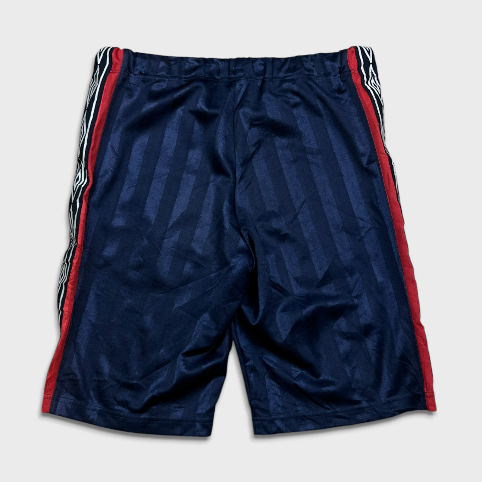 Descente × Umbro × Vintage Umbro x Descente Shorts Striped Side Tape Jaspo Soccer Pants Size US 34 / EU 50 - 4 Thumbnail