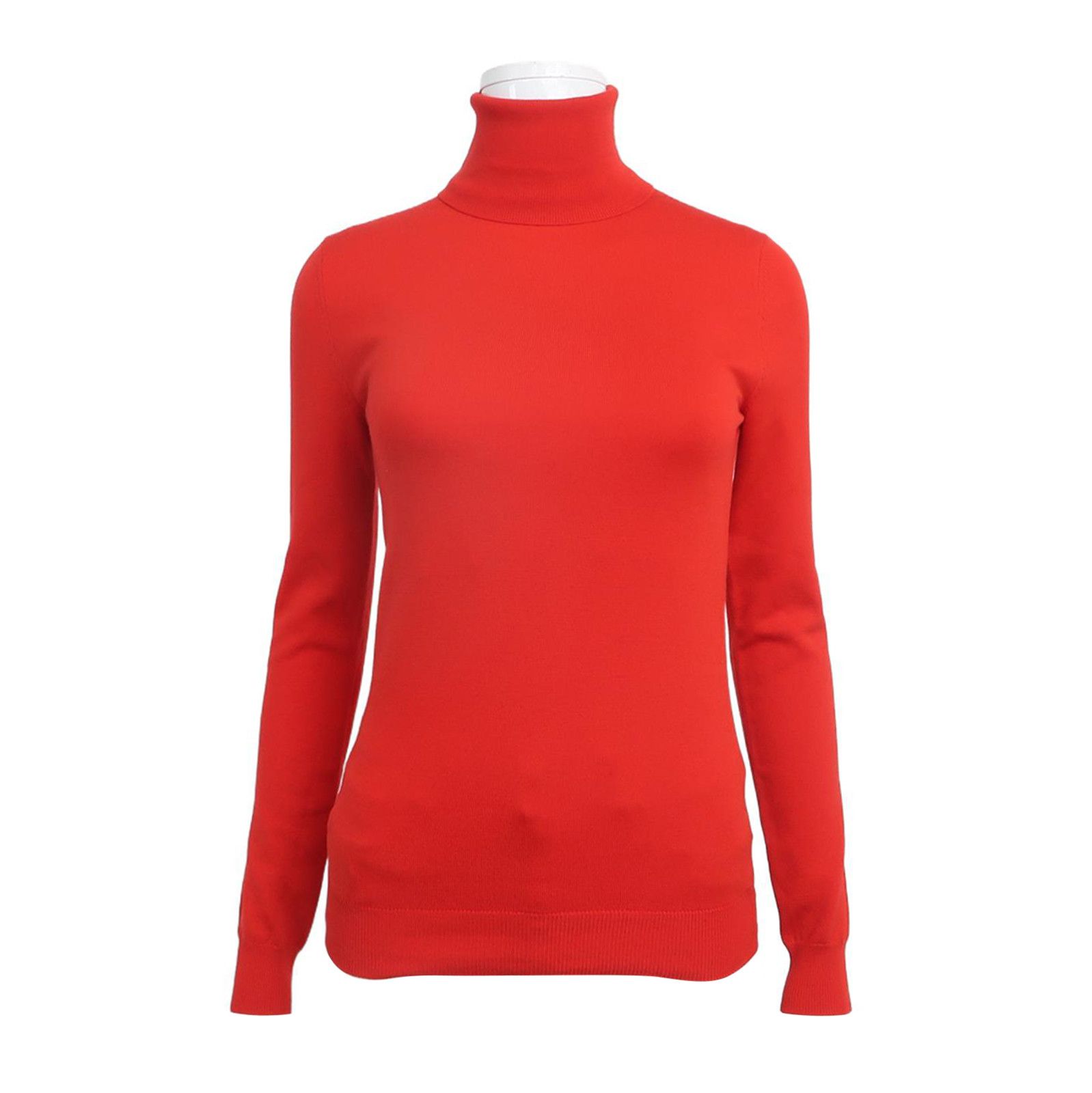 Prada Prada Red Wool Blend Turtleneck Sweater 0089 Size XXS / US 00 / IT 34 - 1 Thumbnail