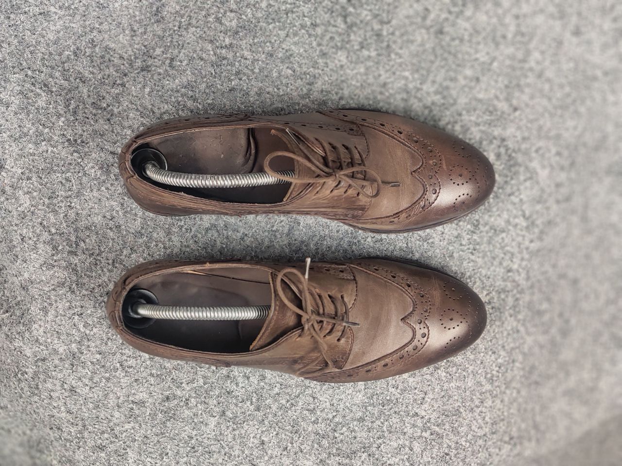 MoMA Moma Italy Design Luxe Oxford Dress Shoes Leather Brown Size US 10 / IT 40 - 3 Thumbnail