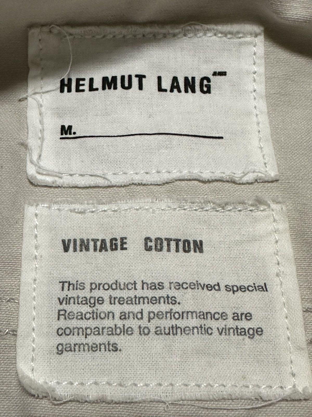 Helmut Lang Vtg Helmut Lang denim jacket Size US M / EU 48-50 / 2 - 3 Thumbnail