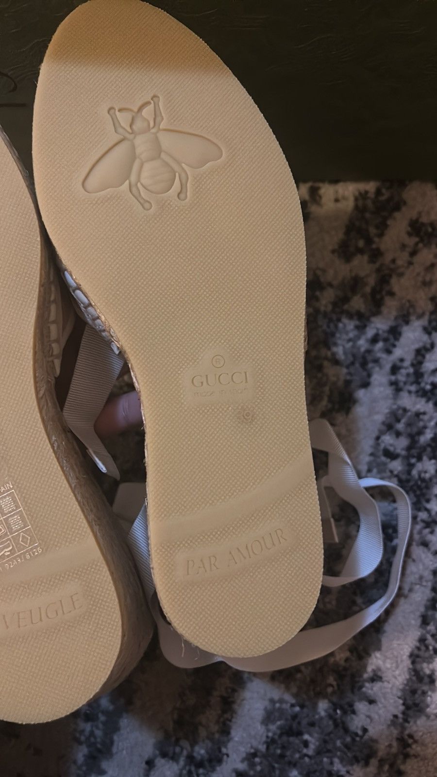 Gucci Gucci Women GG Espadrille Sandal size 39 Size US 9 / IT 39 - 7 Thumbnail