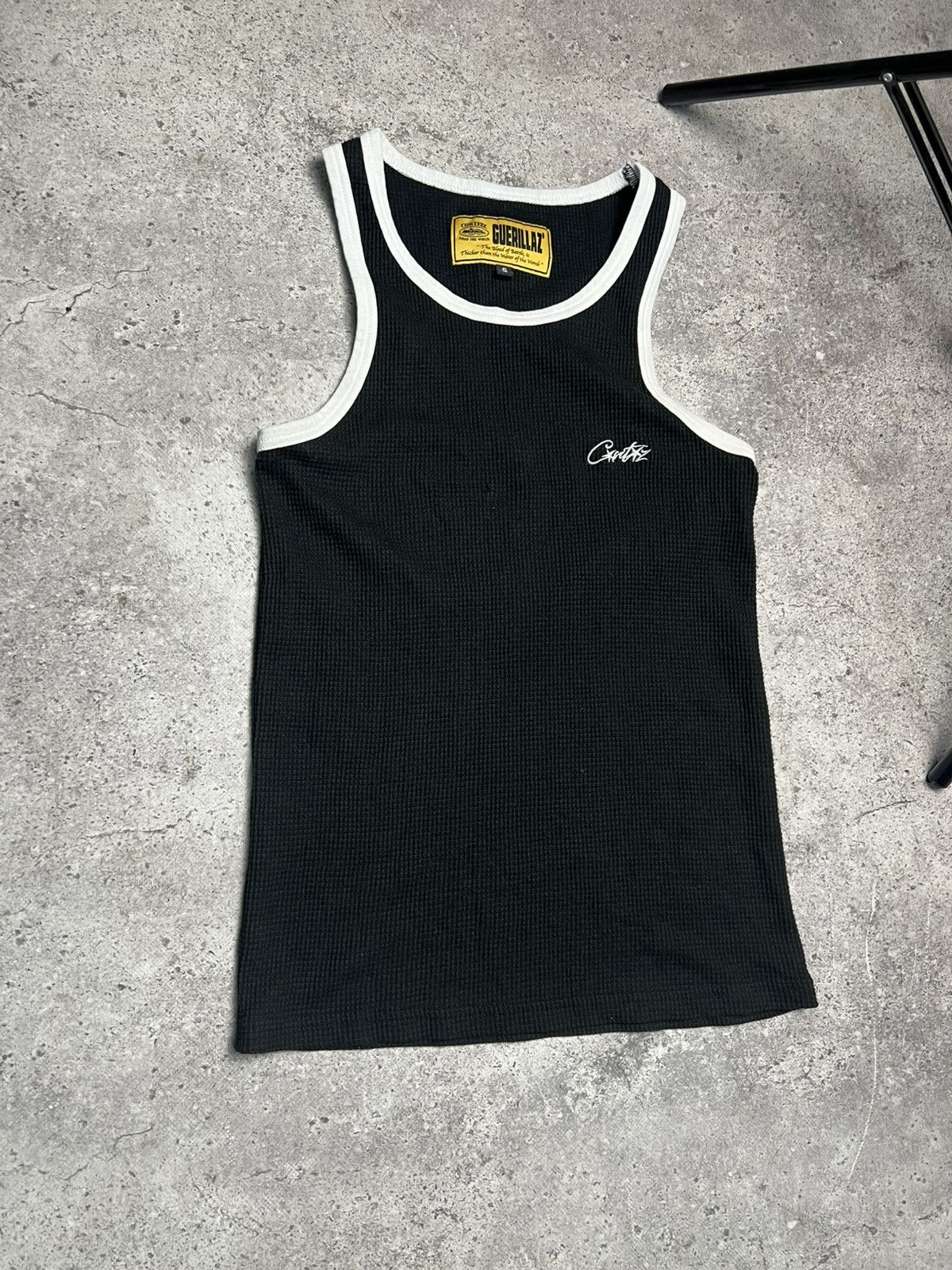Corteiz CORTEIZ Tank Top Black small logo size S-M Size US S / EU 44-46 / 1 - 2 Thumbnail