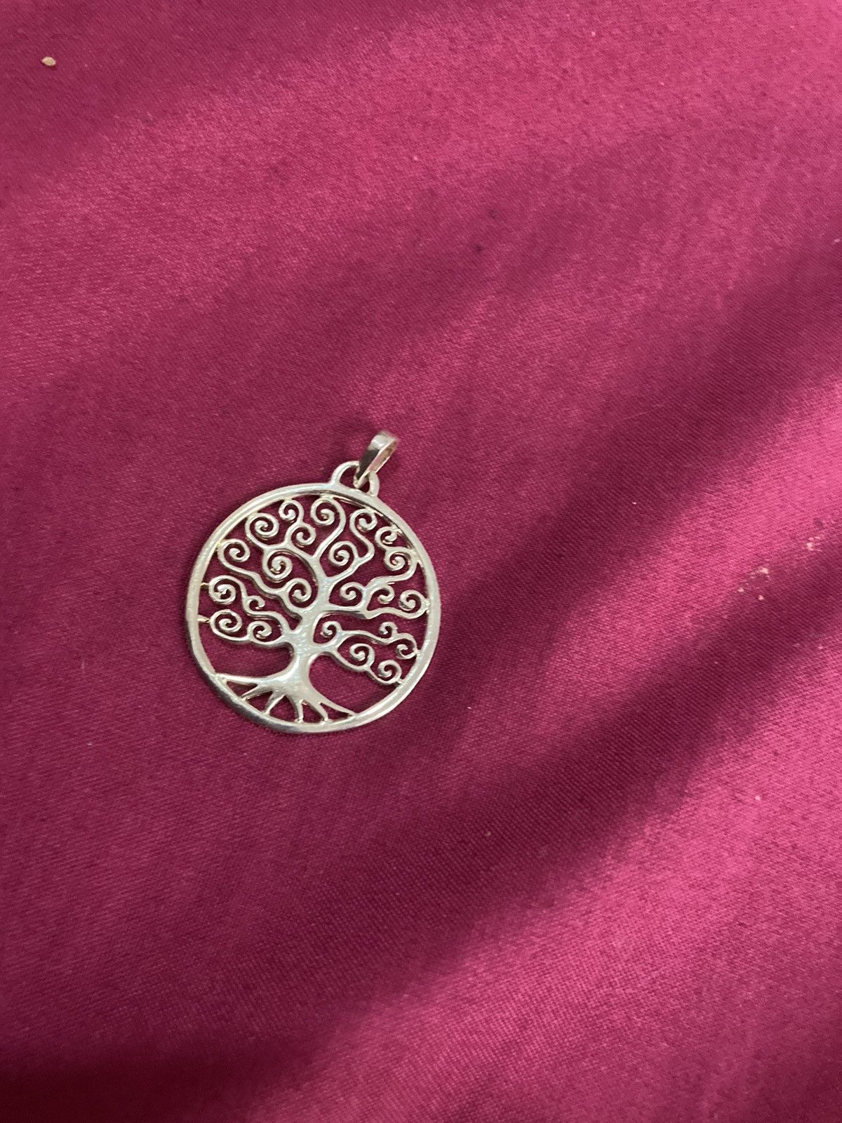 Other Swirly tree of life sterling silver pendant Size ONE SIZE - 2 Thumbnail