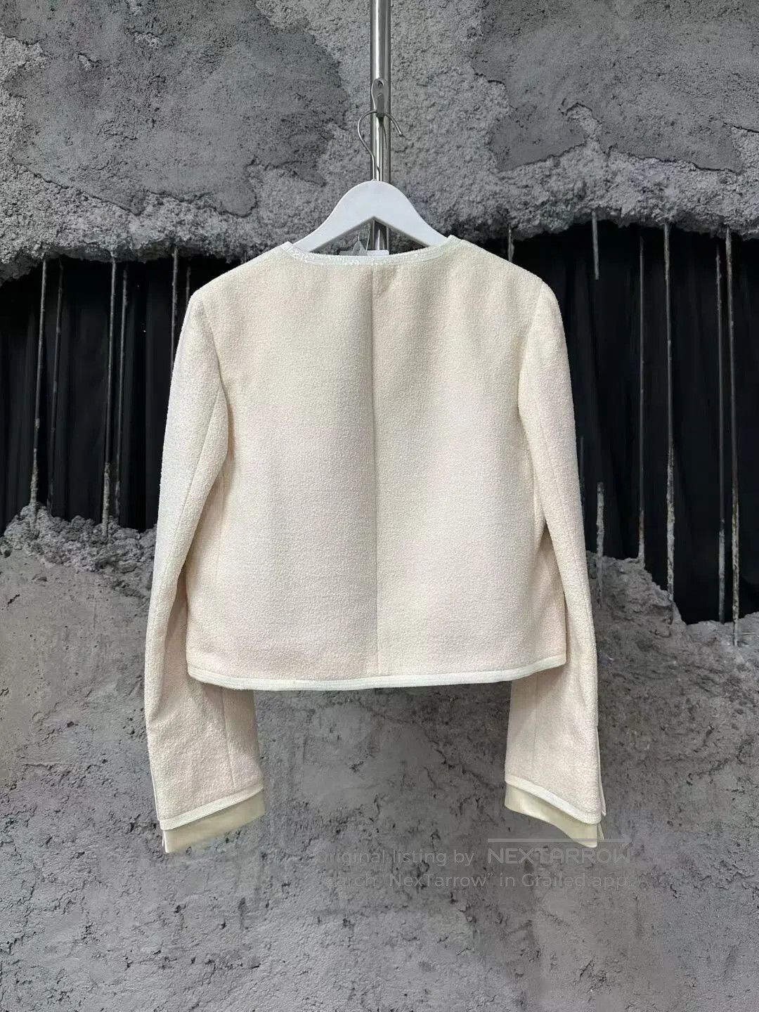 Miu Miu miumiu short cream classic jacket. Size M / US 6-8 / IT 42-44 - 2 Thumbnail