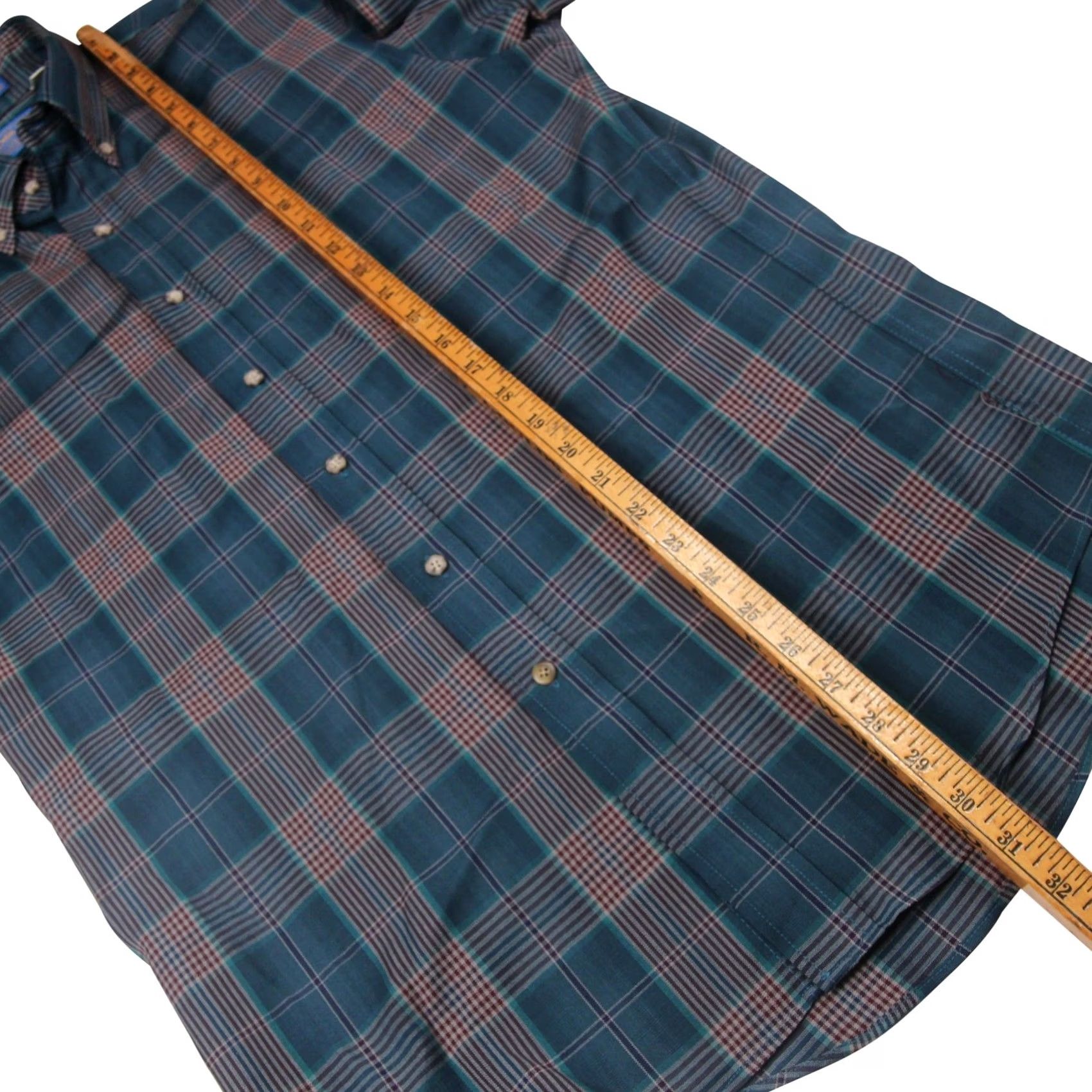 Pendleton Pendleton Sir Pendleton Mens Medium Fine Worsted Wool Shirt Multicolor Long Sleeve Button-Up Regular XS? No, keep as is. Size US M / EU 48-50 / 2 - 6 Thumbnail