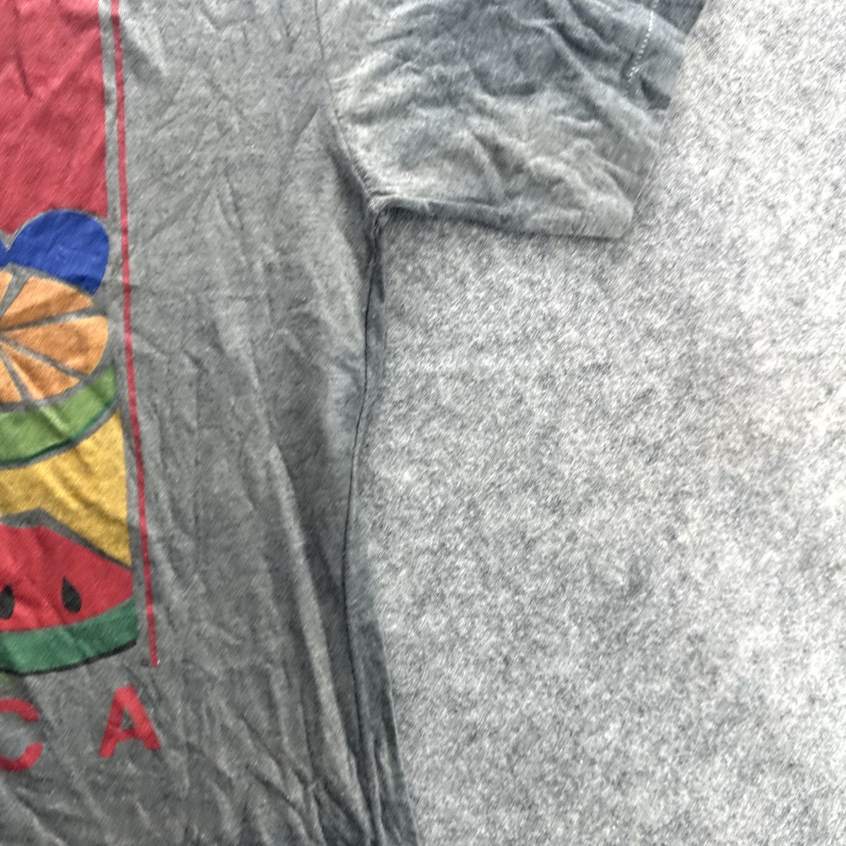 Vintage Vintage Street Island Jamaica Shirt Mens Large Gray Fruit Graphic Tee Caribbean 90s Size US L / EU 52-54 / 3 - 6 Thumbnail
