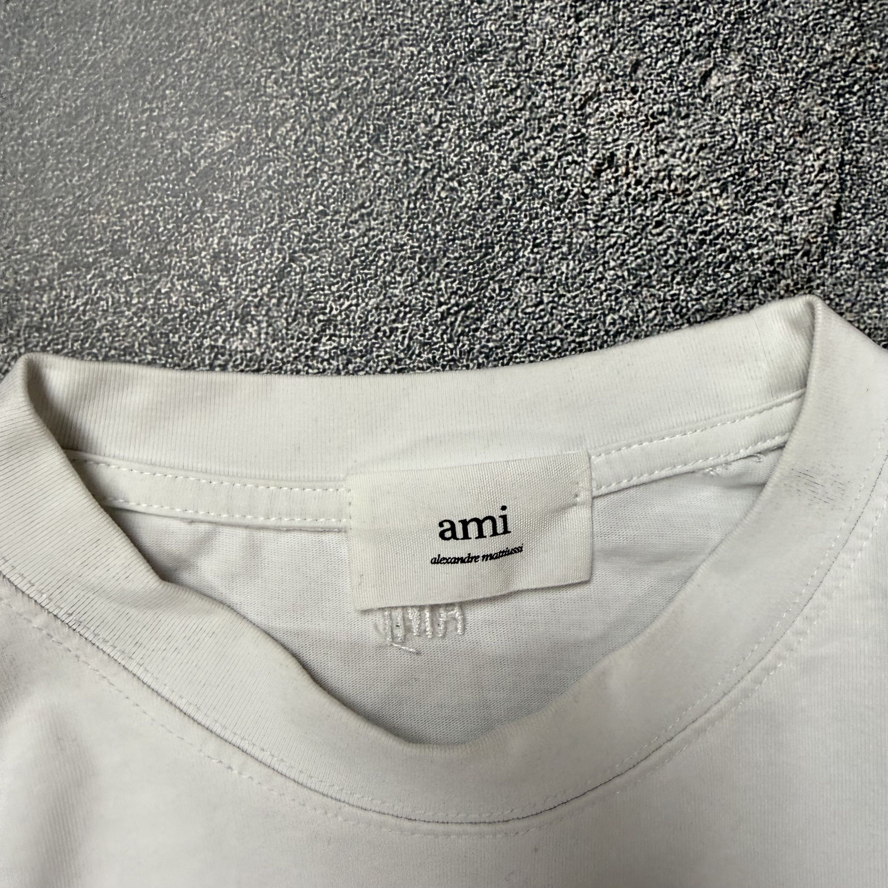 AMI Ami Logo T-Shirt Oversized Heart Size US XL / EU 56 / 4 - 3 Thumbnail