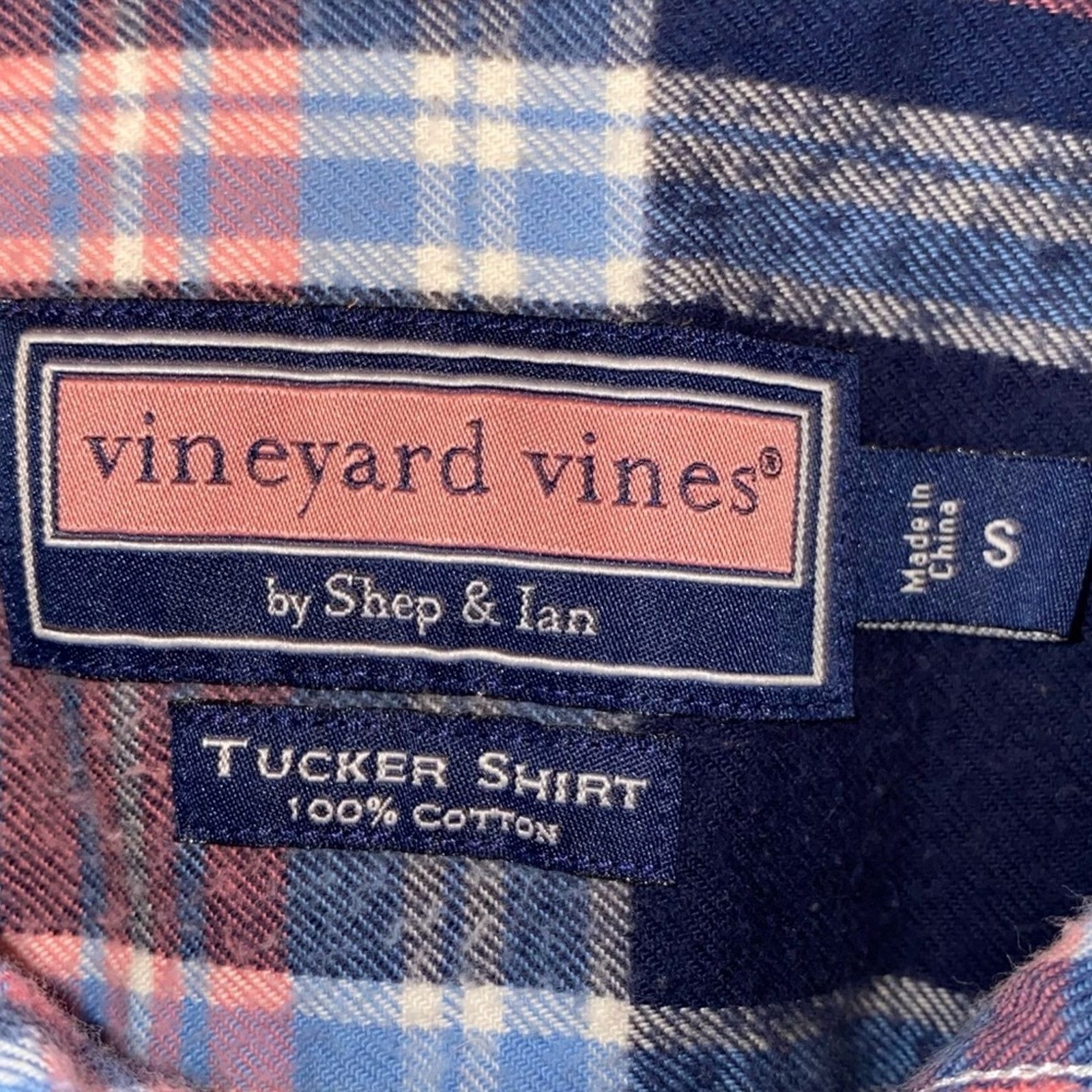 Vineyard Vines Vineyard Vines Tucker Shirt Plaid Button Down Flannel Shirt Size US S / EU 44-46 / 1 - 5 Thumbnail