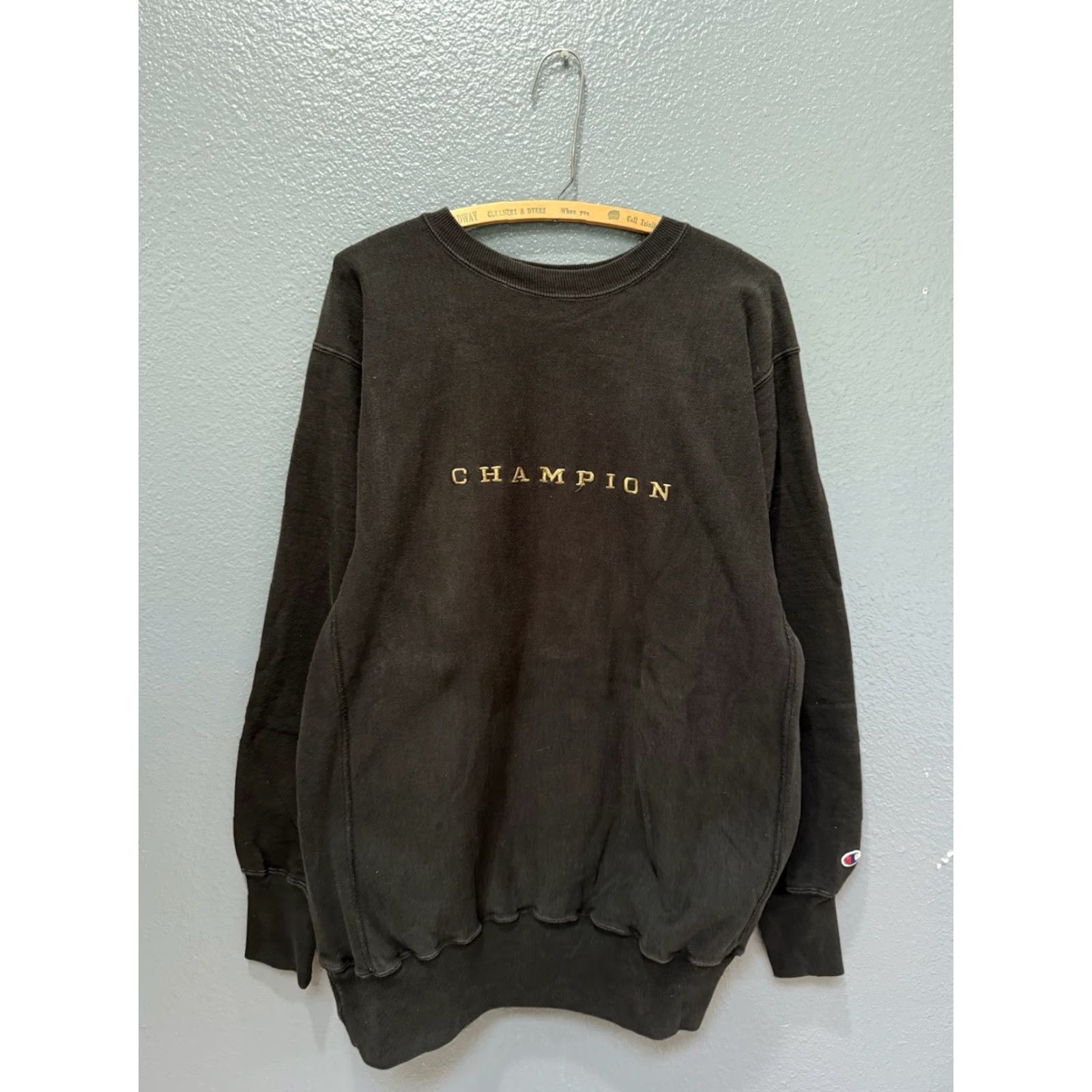 Champion VINTAGE Champion Reverse Weave Sweatshirt 2XL Black Men 90s Reversible Pullover Size US XXL / EU 58 / 5 - 3 Thumbnail