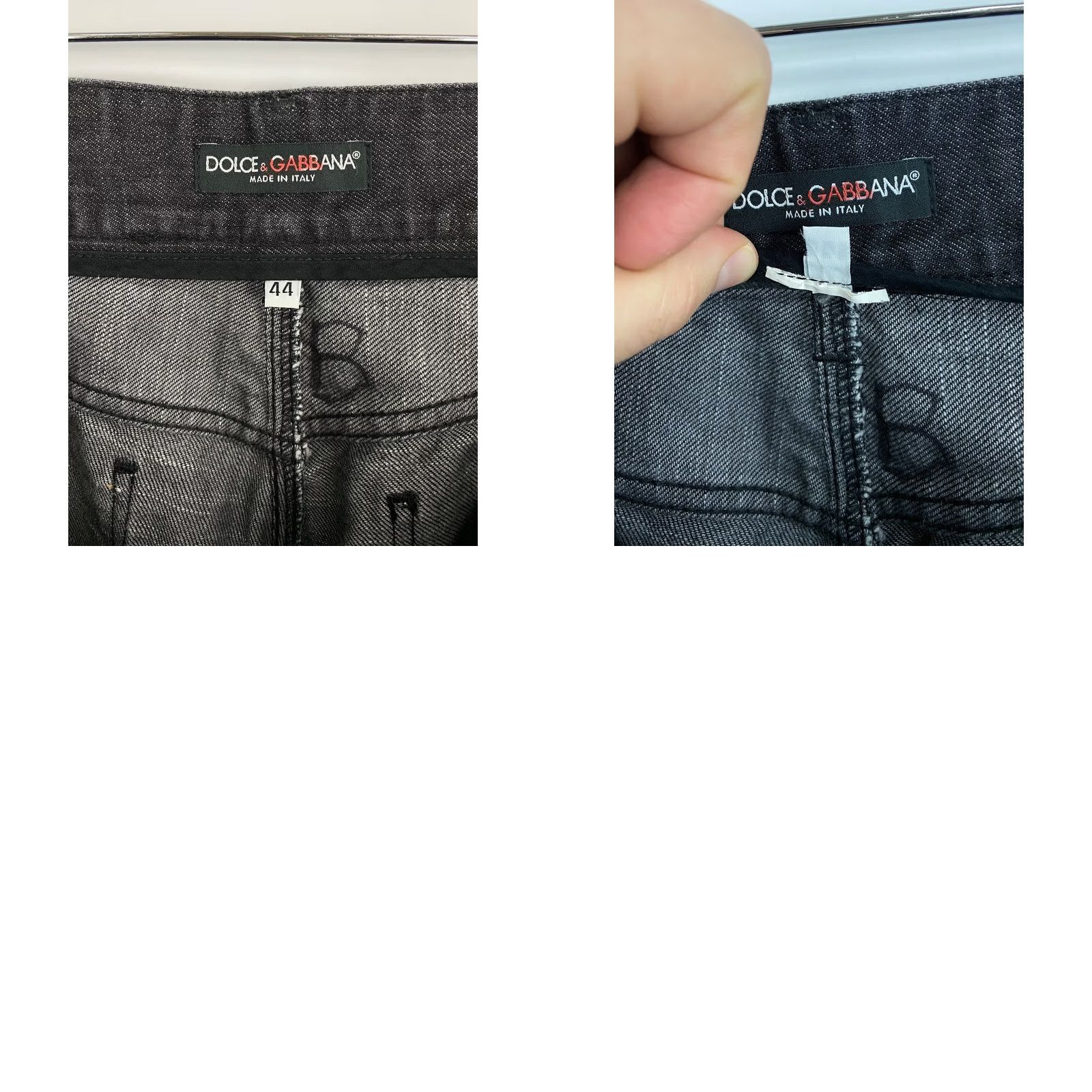 Dolce & Gabbana Dolce&Gabbana Jeans Women’s Denim Slim Retro Y2K Black 44 45 XS Black Women’s Skinny Retro Denim Jeans Size 30" / US 8 / IT 44 - 9 Thumbnail