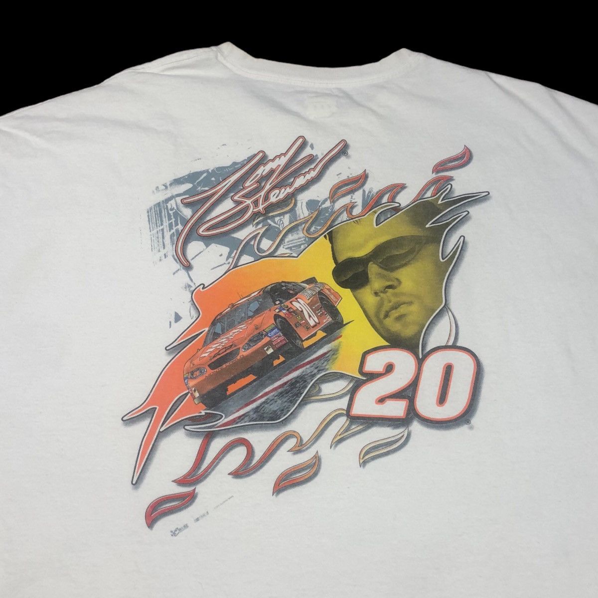 Chase Authentics Chase Authentics Tony Stewart NASCAR White Shirt Adult 2XL Size US XXL / EU 58 / 5 - 7 Thumbnail