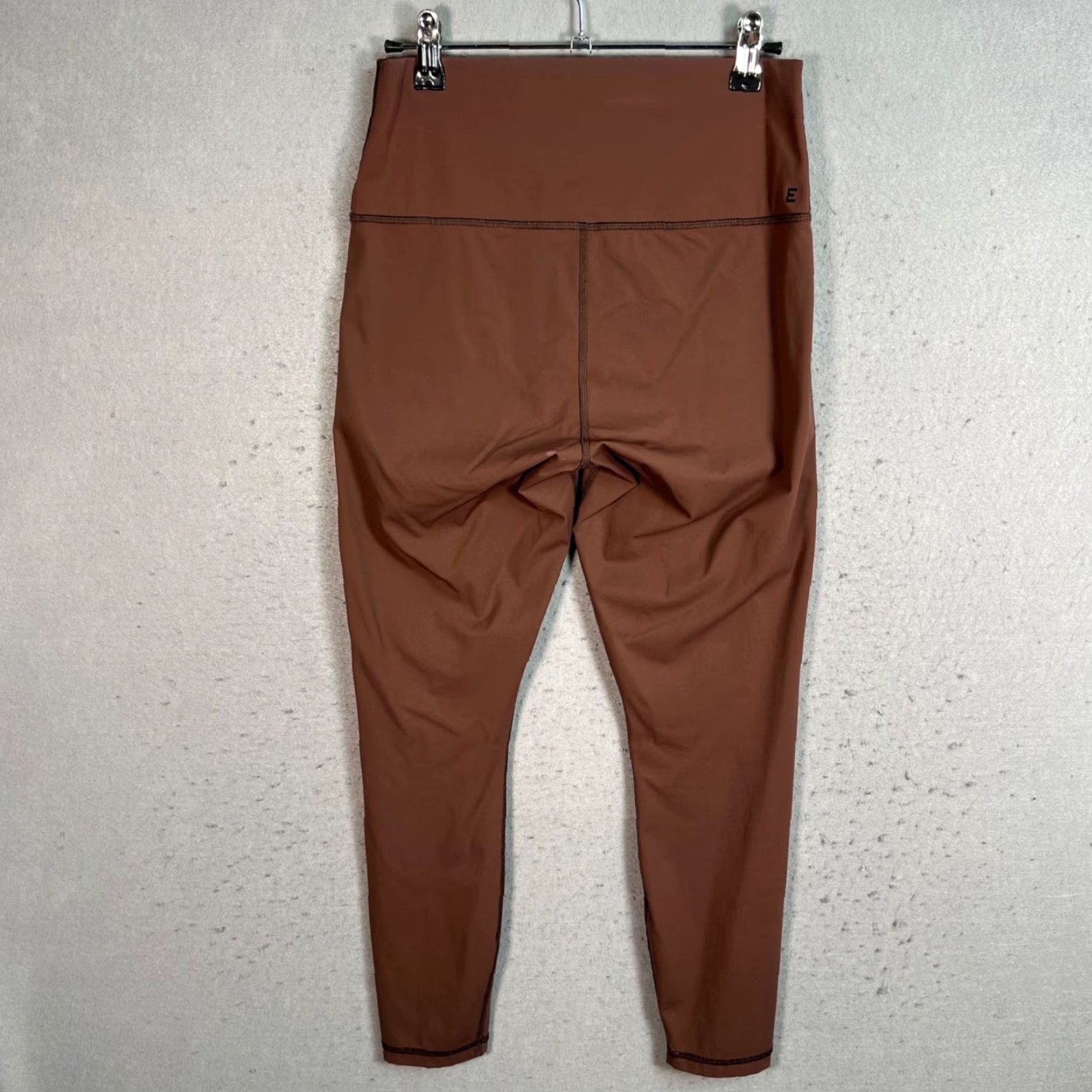 Everlane Everlane Leggings Ankle Medium Brown High-Waist Recycled Nylon & Elastan Size 32" / US 10 / IT 46 - 2 Thumbnail