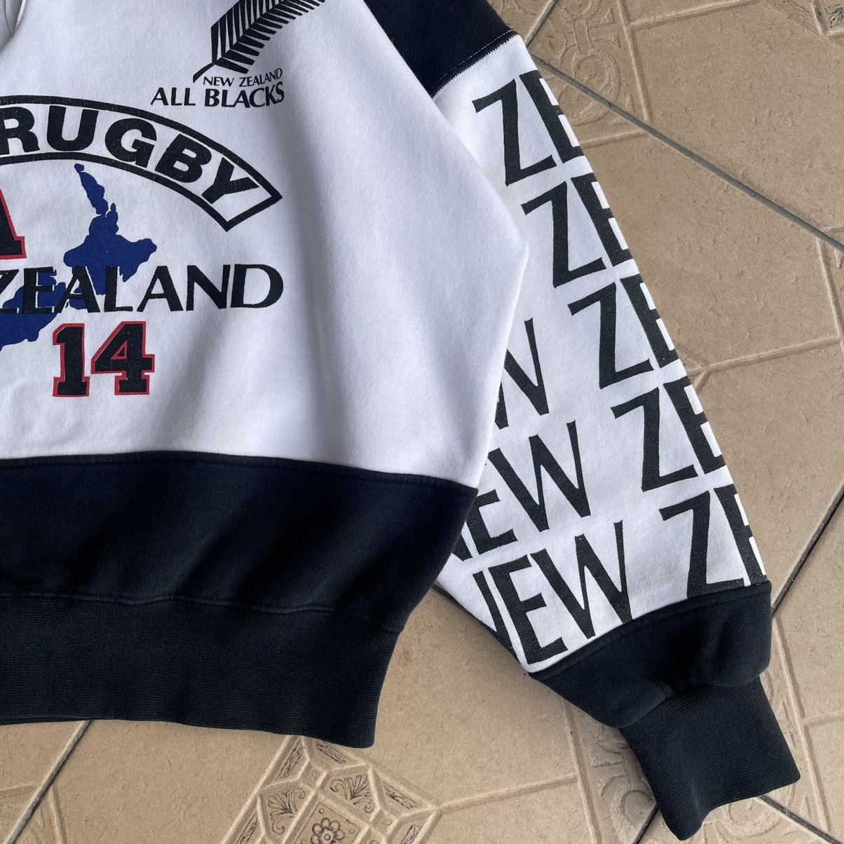 Canterbury of New Zealand × Vintage Canterburry Of New Zealand All Black Rugby Sweatshirt Crop Size S / US 4 / IT 40 - 4 Thumbnail